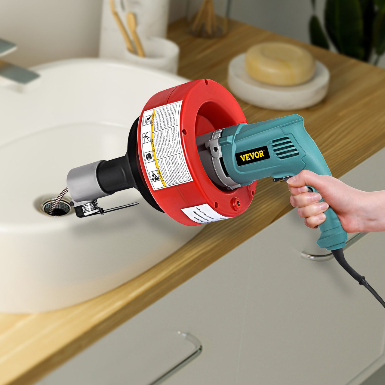 Electric Toilet Snake Toilet Sewer Blockage Electric Tool Drill