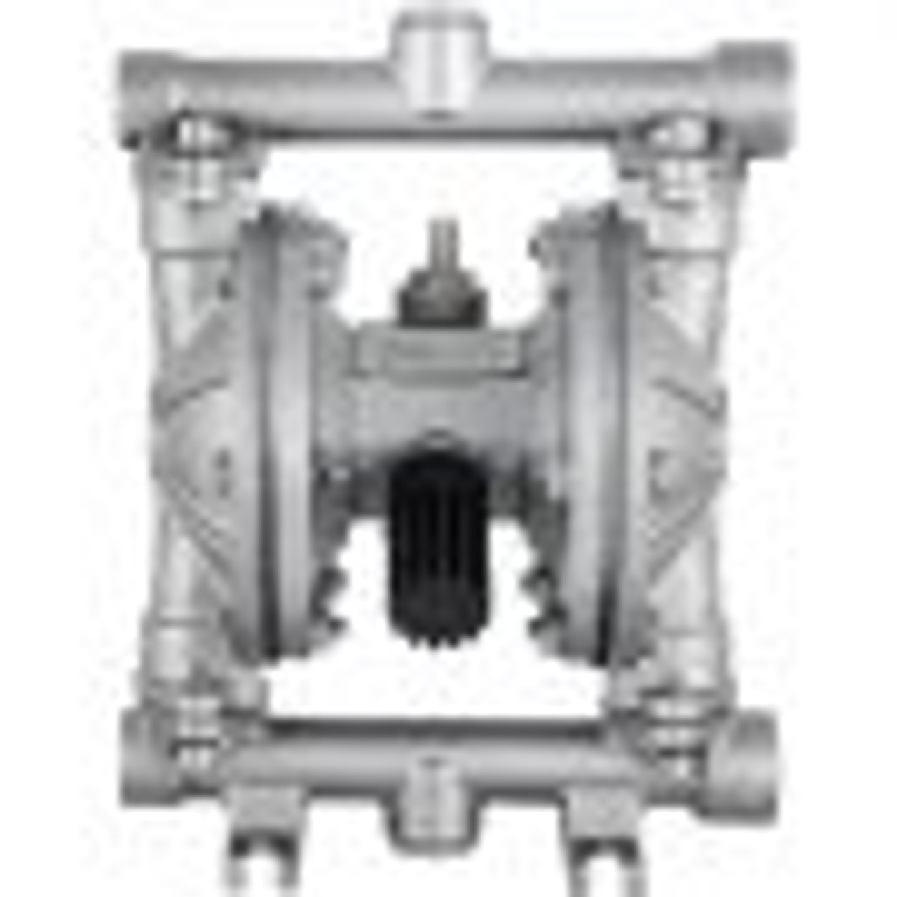 Air-Operated Double Diaphragm Pump, 1/2 in Inlet & Outlet, Stainless Steel Body, 8.8 GPM & Max 120PSI, PTFE Diaphragm Pneumatic Transfer Pump for Petroleum, Diesel, Oil & Low Viscosity Fluids