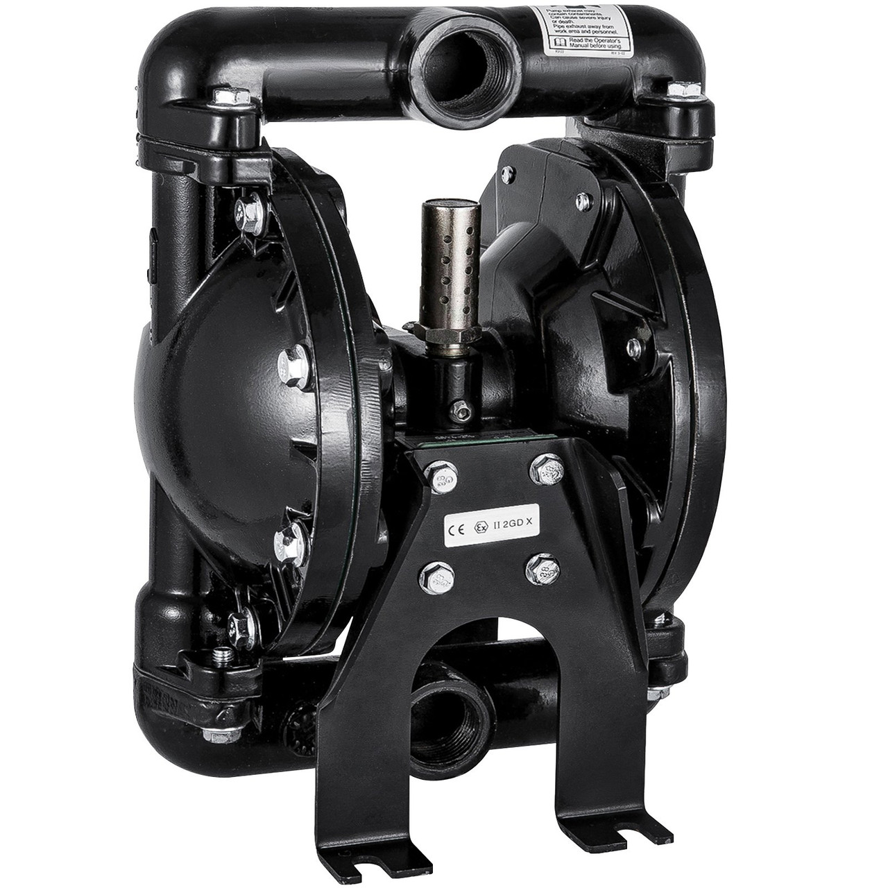 Air-Operated Double Diaphragm Pump QBY4-25L F46 35 GPM 1 Inch Inlet And Outlet