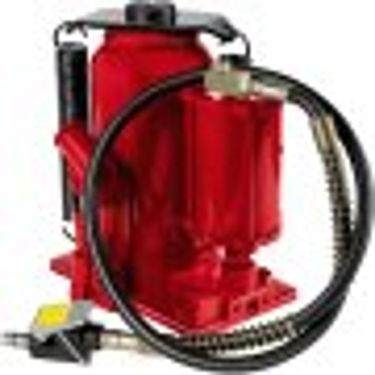 Air Hydraulic Bottle Jack, 20 Ton/44092 lbs Capacity, with Manual Hand Pump, Heavy Duty Auto Truck Travel Trailer Repair Lift, Red