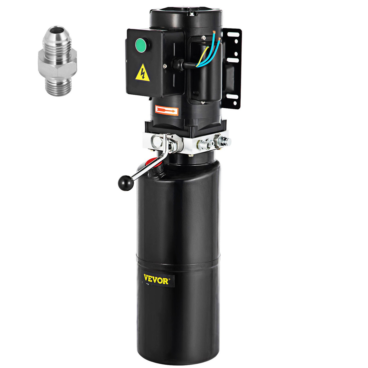 110V 2.64 GallonyHydraulic Power Unit AutomotiveyHydraulic Pump Dump Trailer Vehicle Mounted Lifter Auto Shop Repair Car Lift Power Unit for Two and Four Post Lift Auto Hoist