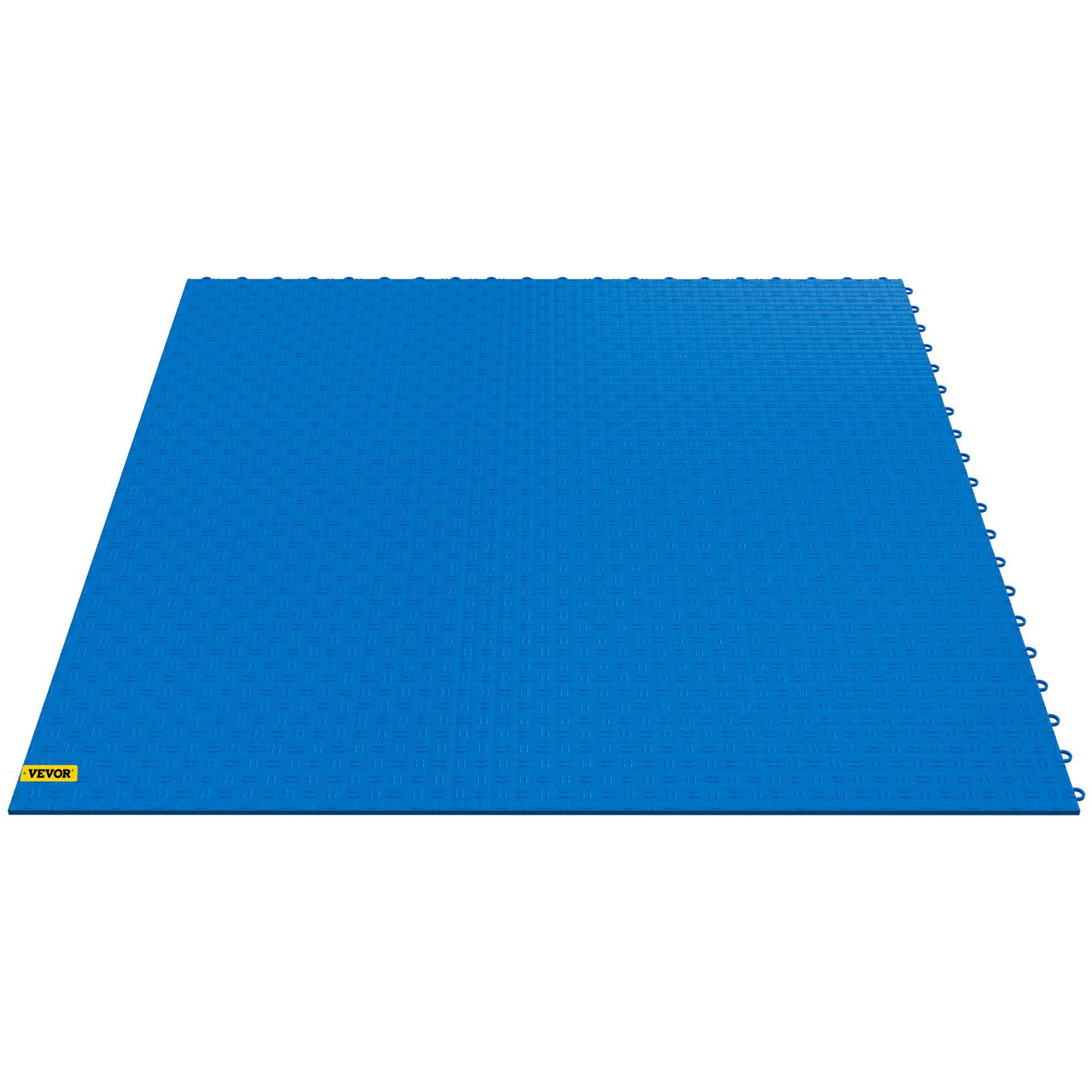 Garage Tiles Interlocking, 12'' x 12'', 50 pcs, Blue Garage Floor Covering Tiles, Non-Slip Diamond Plate Garage Flooring Tiles, Support up to 55,000