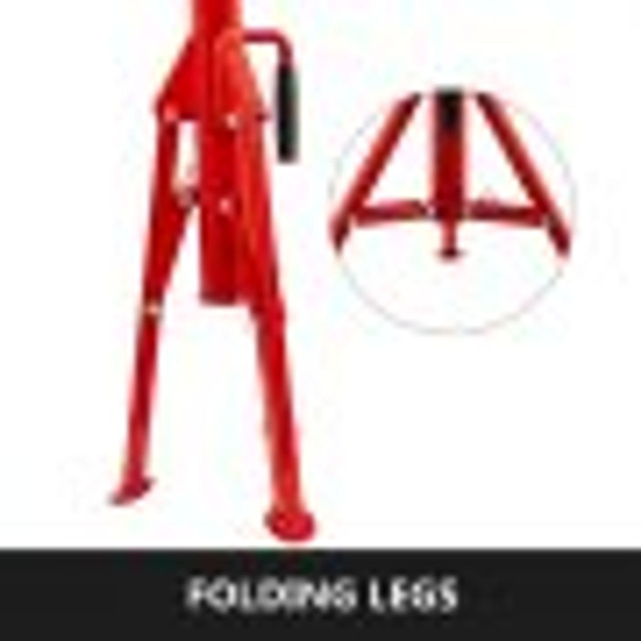 Pipe Jack Stand with 4-Ball Transfer V-Head 6mm Thickness and Folding Legs 1500LB Welding Pipe Stand Adjustable Height 28-52IN 1107S-type Pipe Jacks for Welding