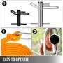 Port A Wrap Eye Sling Notch?Stainless Steel Port A Wrap, Whoopie Sling Arborist 4409LBS Weight Capacity, Friction Device for loggers