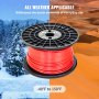 Air Hose Reel 1/4" x 250' Flexible Hybrid Rubber Compressor Hose 300PSI