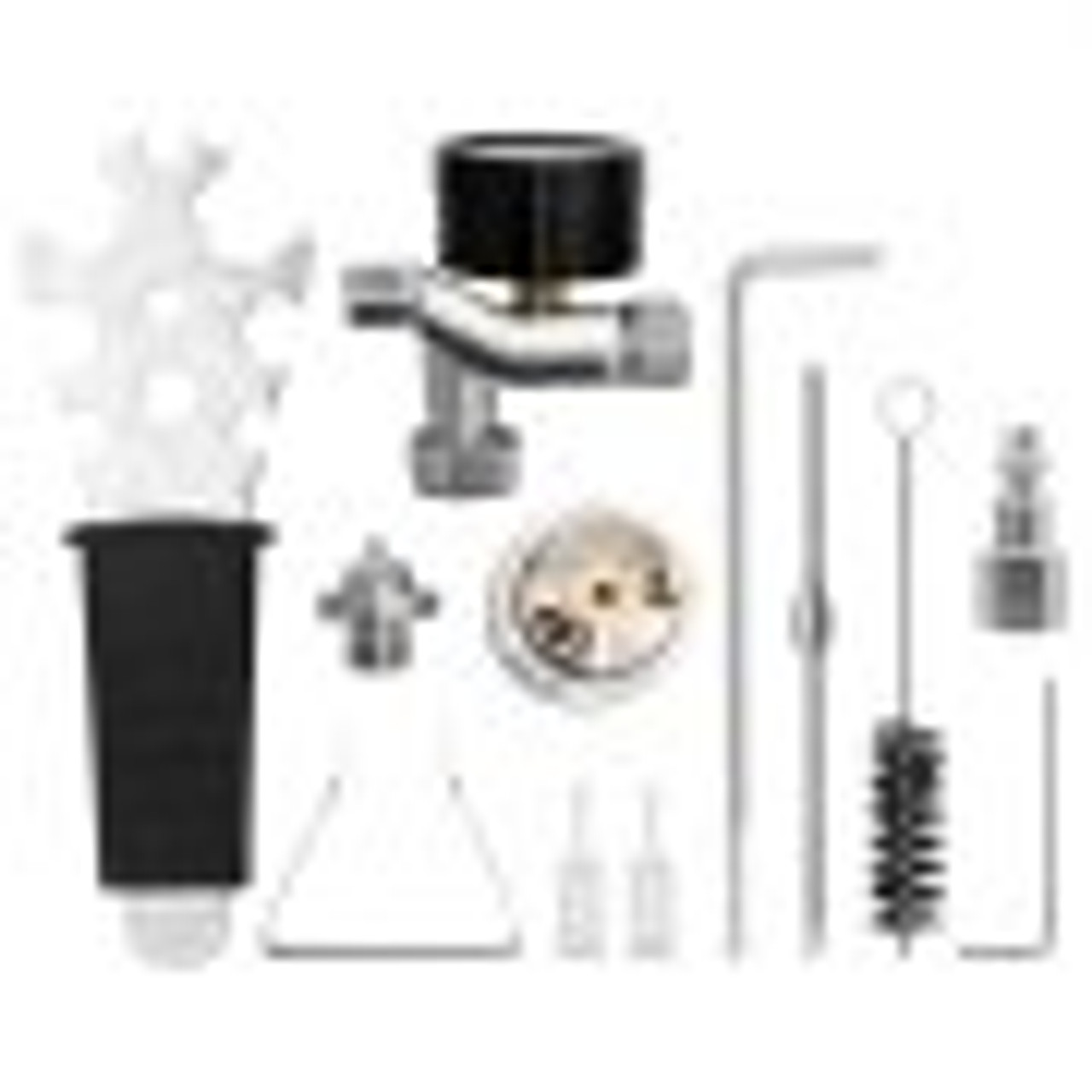 HVLP Auto Paint Air Spray Gun Kit Gravity Feed Car Primer 1.4/1.8mm Nozzle