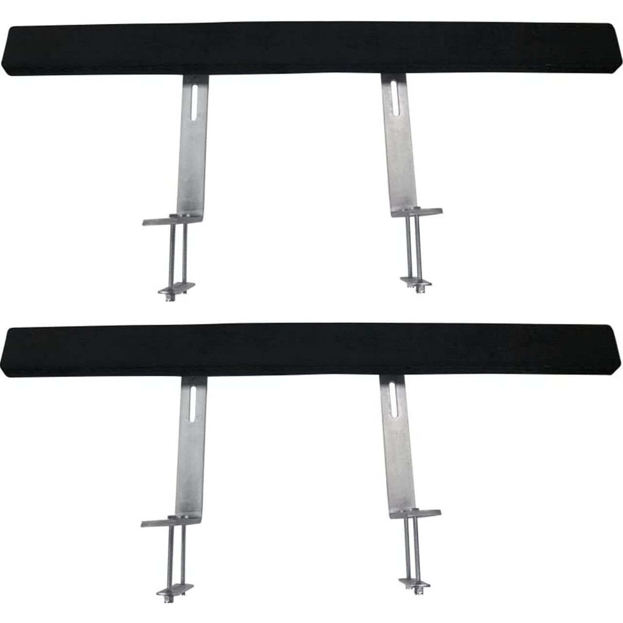 Boat Trailer Guide-ons, 48", 2PCS Rustproof Steel Trailer Guide ons, Trailer Guides with Carpet-Padded Boards, Mounting Parts Included, for Ski Boat, Fishing Boat or Sailboat Trailer