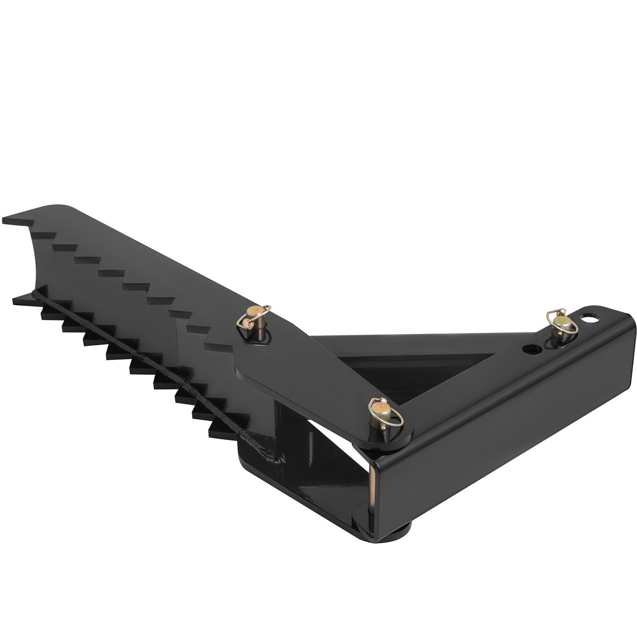 32 inch BackhoeÃ¿Excavator ThumbÃ¿Attachments Weld On Adjustable Boom Tractor ExcavatorÃ¿1/2Inch Teeth Thick Steel Plate Assembly 12MM Bolt-On Design