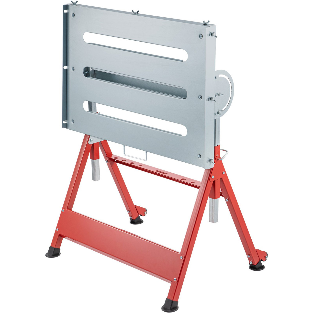 Welding Table 31'' x 23'' Steel Welding Table Nine 1.1 in. / 28mm Slots Welding Bench Table Adjustable Angle & Height Portable Table, Casters, Retractable Guide Rails, Eccentric Leveling Foot