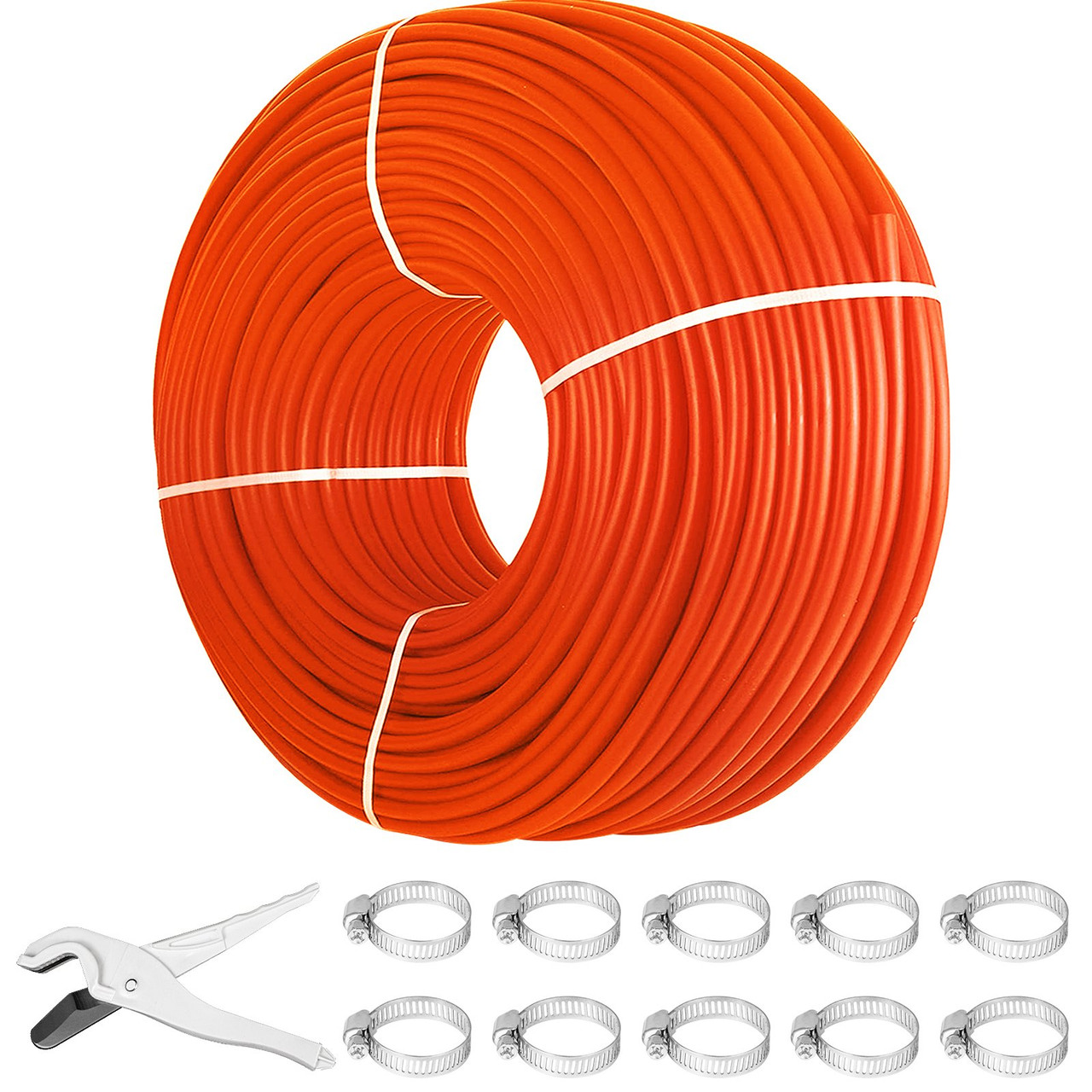 1000Ft PEX Tubing Pipe 1/2" PEX Tubing Oxygen Barrier Radiant Floor PEX Pipe Radiant Heat Floor Heating Plumbing Cold and Hot Water Tubing