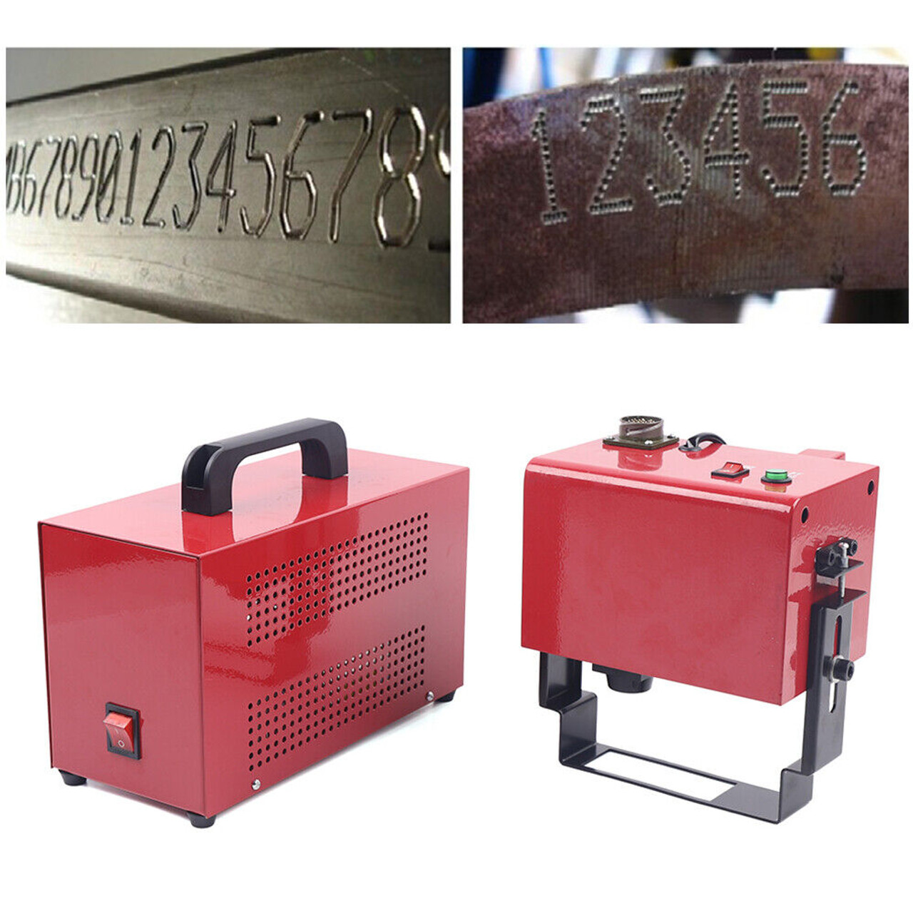Electric Metal Steel Marking Machine Engraving Nameplate Dog Tag Code  200x150mm