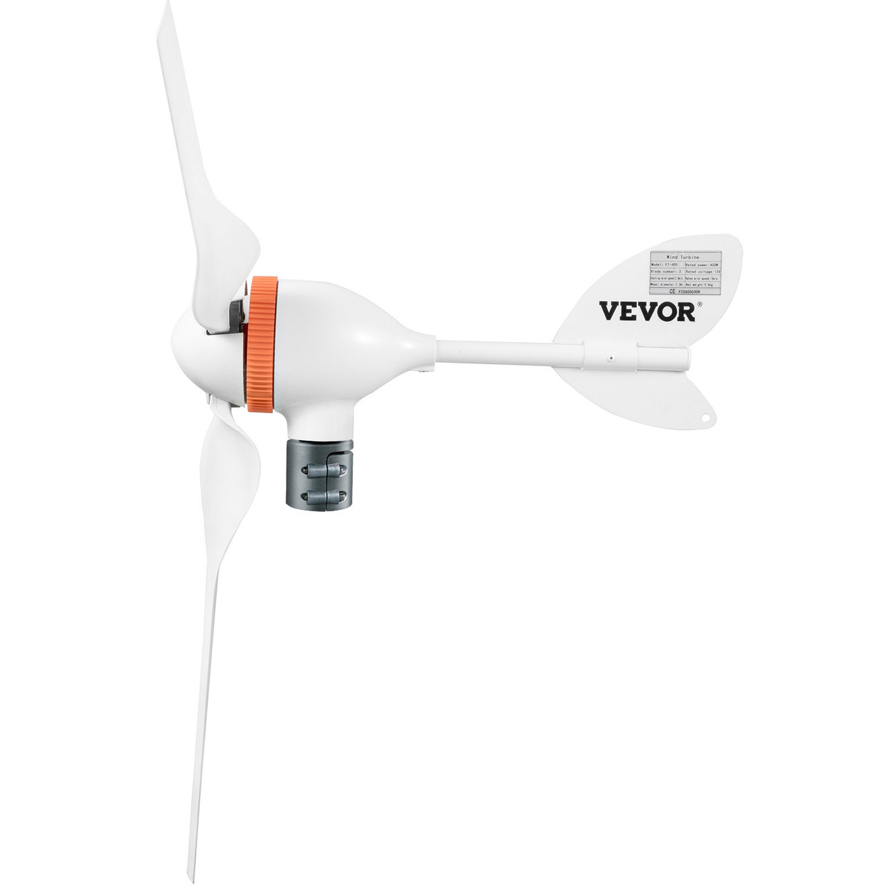 VEVOR Wind Turbine Generator, 12V/AC Wind Turbine Kit, 400W Wind