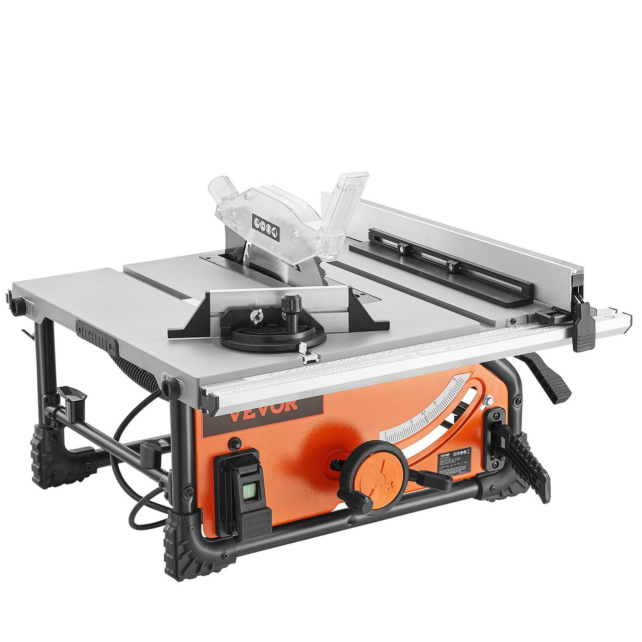 10" Table Saw Electric Cutting Machine 4500RPM 25-in Rip Capacity Woodwork