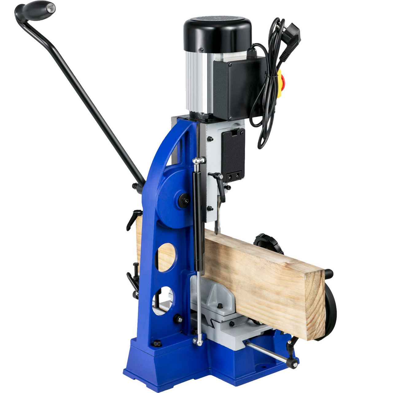 Woodworking Mortise Machine, 1/2 HP 1400RPM Powermatic Mortiser, With Movable Work Bench Benchtop Mortising Machine, For Making Round Holes Square Holes Or Special Square Holes In Wood