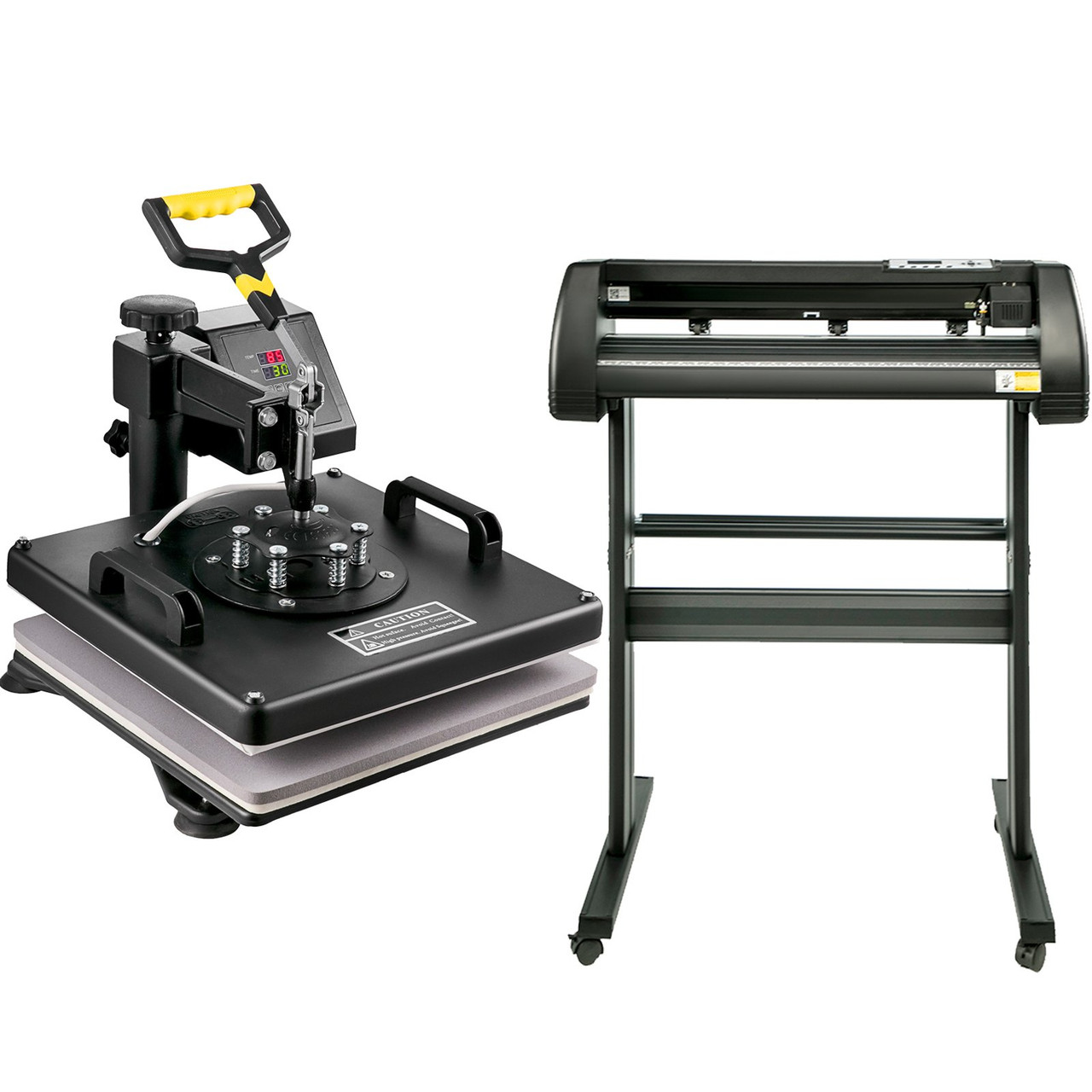 15x15 Heat Press 6 In 1 Sublimation Machine + 14 Vinyl Cutter