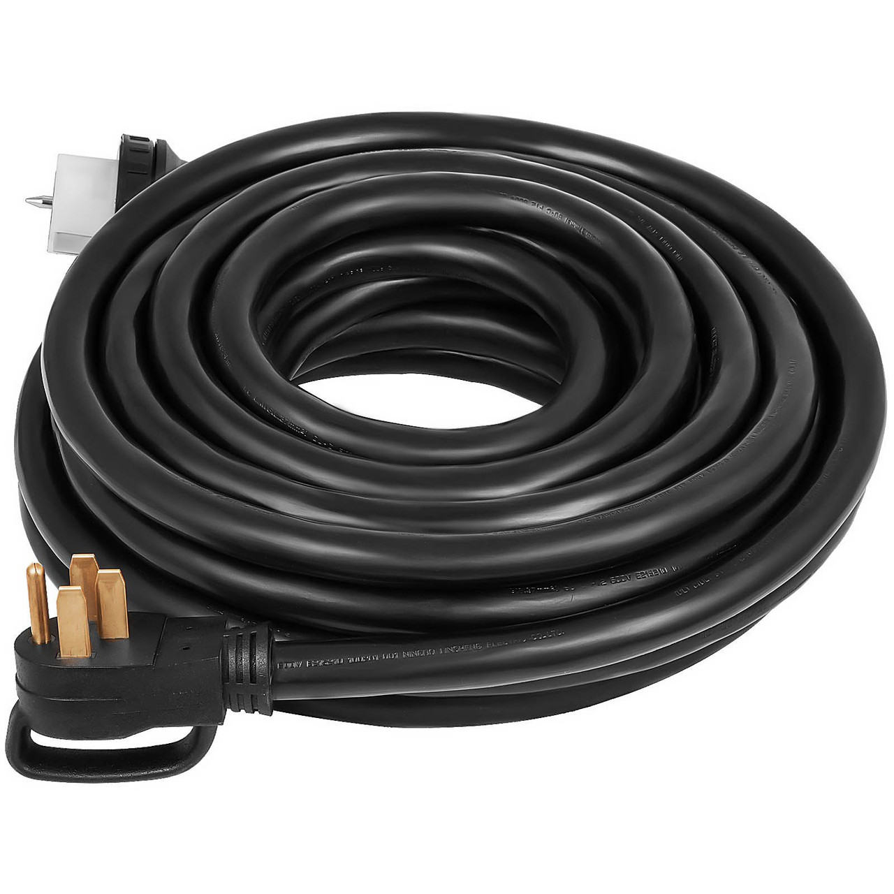 25Ft 50 Amp Generator Extension Cord STW 6/3 + 8/1 Generator Cord 125V 250V Generator Power Cord N14-50P & SS2-50R & CS6364 Twist Lock Connectors