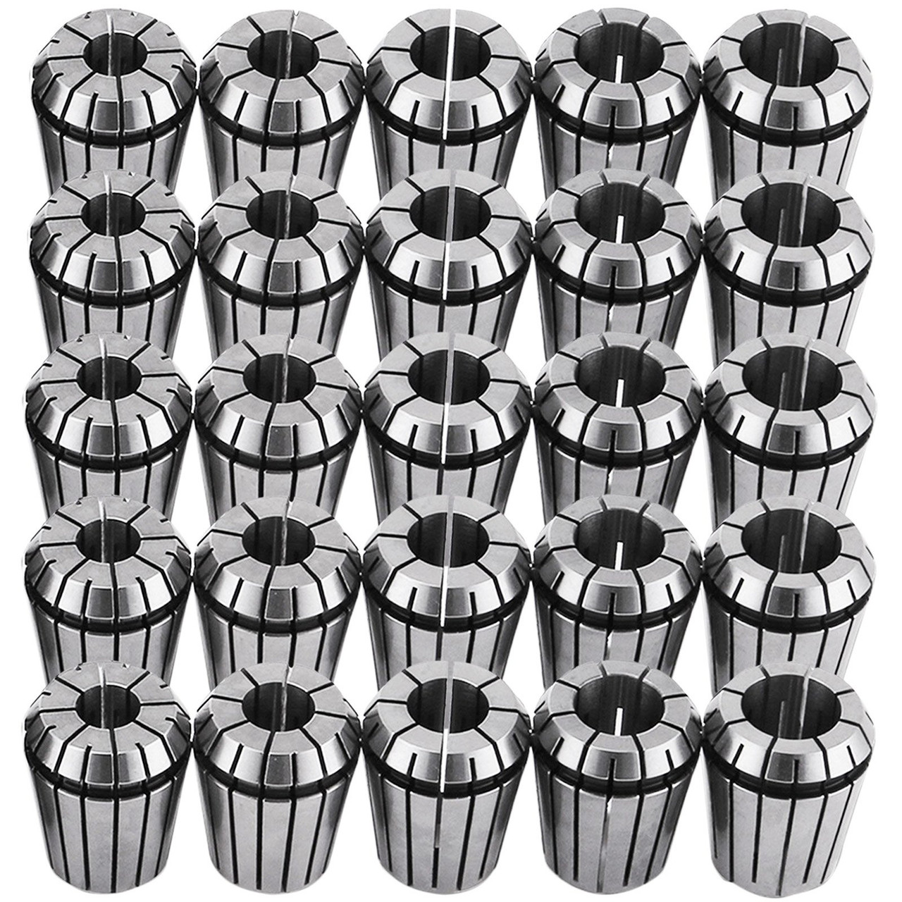 25 Pcs Collet Set ER32 Collet Chuck 1/16 inch-3/4 inch Holder Spring Collet Set for CNC Engraving Machine & Milling Lathe Tool (ER32)