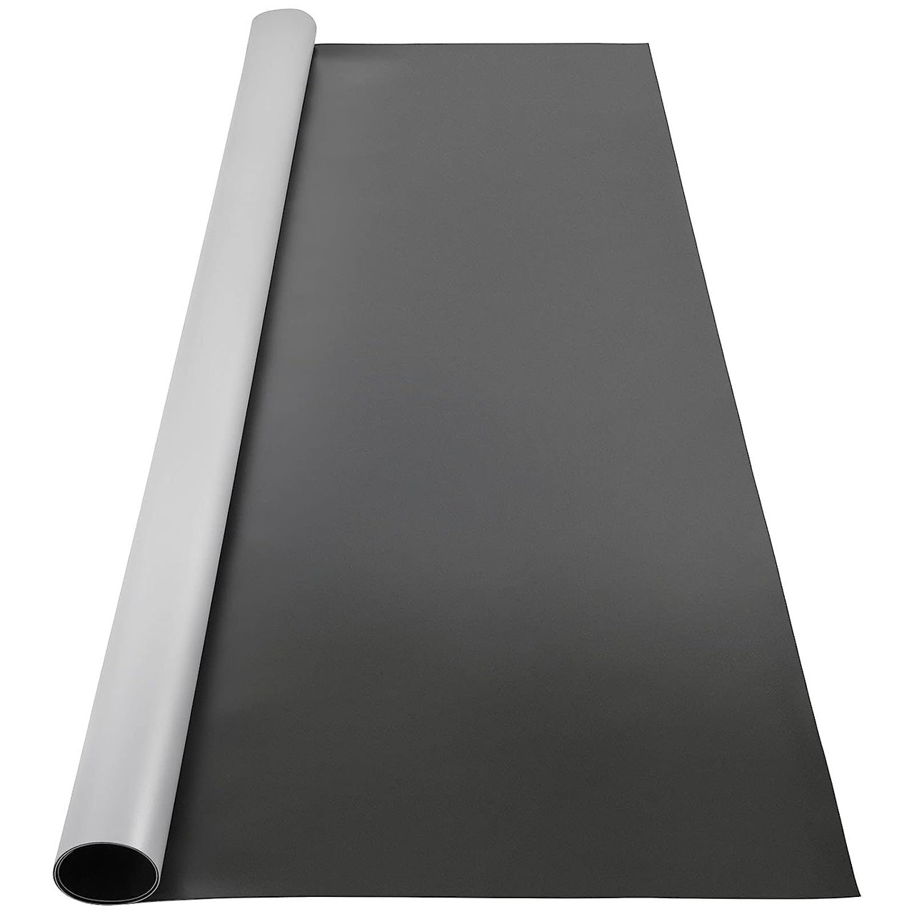 Dance Floor, 6.6x11.8ft Dance Floor Roll, 0.06in Thick PVC Vinyl Dance Floor, Black/Grey Reversible Portable Dance Floor, Non-Slip Dance Flooring,