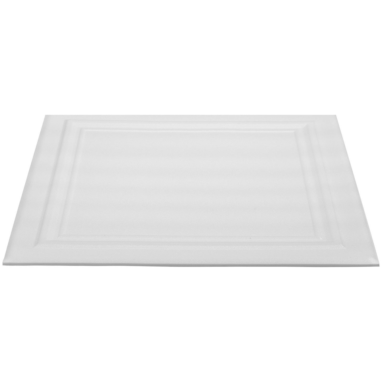 Foam Ceiling Tiles, 19.7" x 19.7" Glue-up Ceiling Tiles, 100 pcs Lightweight Ceiling Tiles, 270 sq. ft Paintable Ceiling Tiles, 1/5" Thick Lay-in