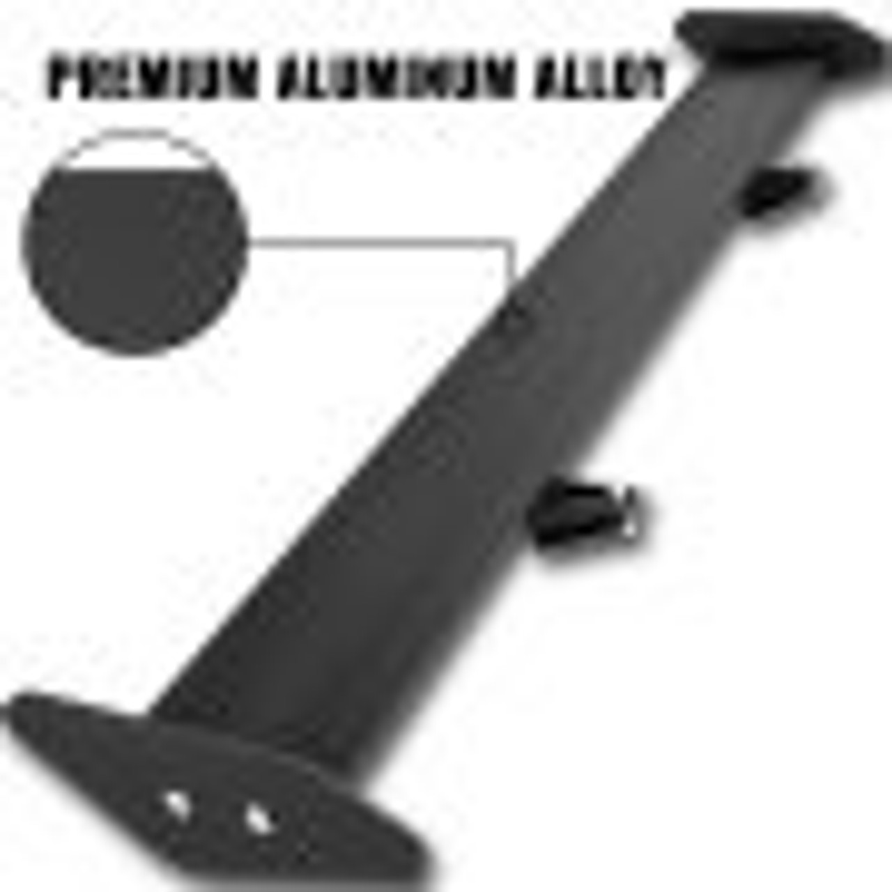 Universal GT Wing Spoiler 43.3 Inch Lightweight Aluminum Rear Spoiler Wing Single Deck Hatch Adjustable JG125