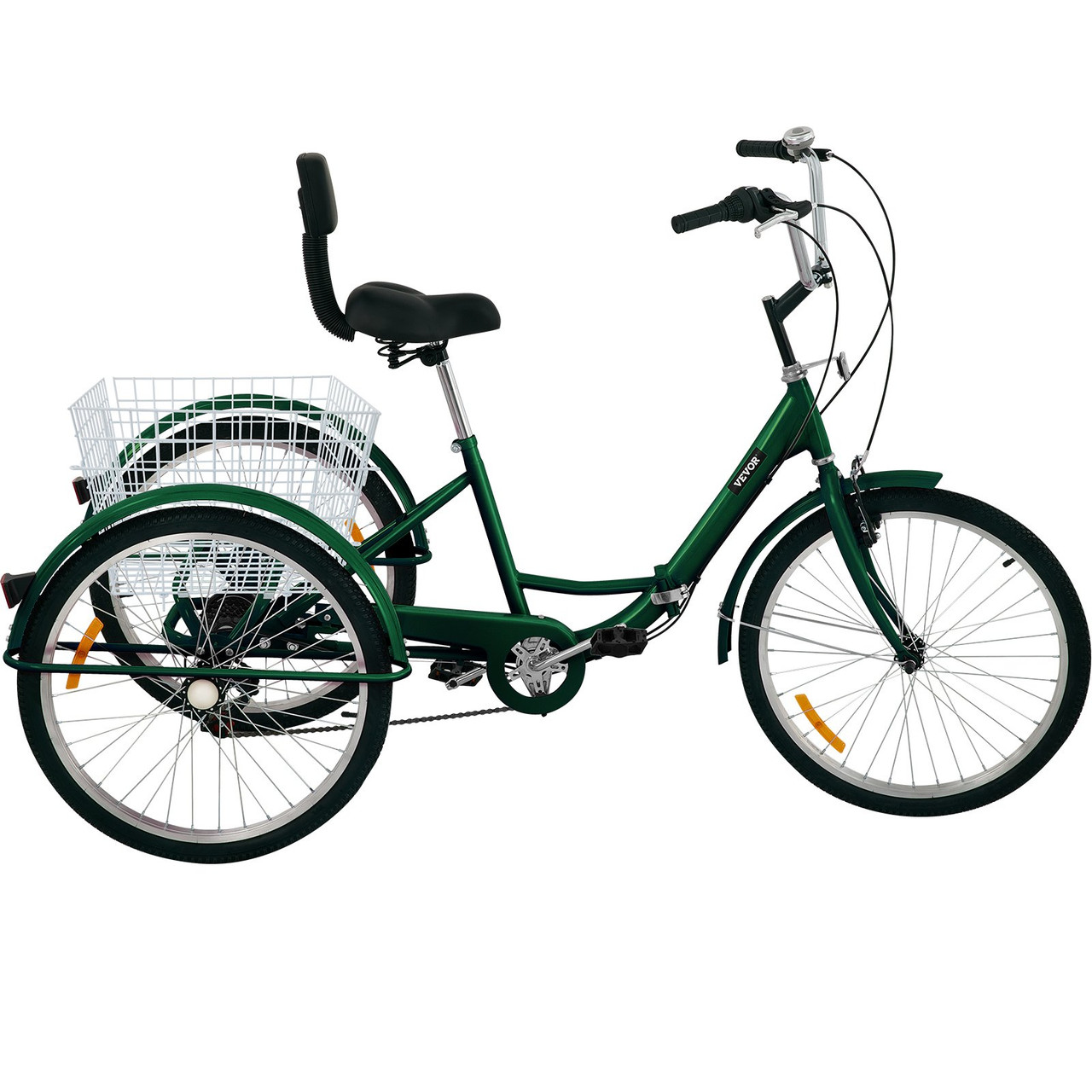 Tricycle Adult 24 Wheels Adult Tricycle 7-Speed 3 Wheel Bikes For Adults Three Wheel Bike For Adults Adult Trike Adult Folding Tricycle Foldable Adult Tricycle 3 Wheel Bike Trike For Adults