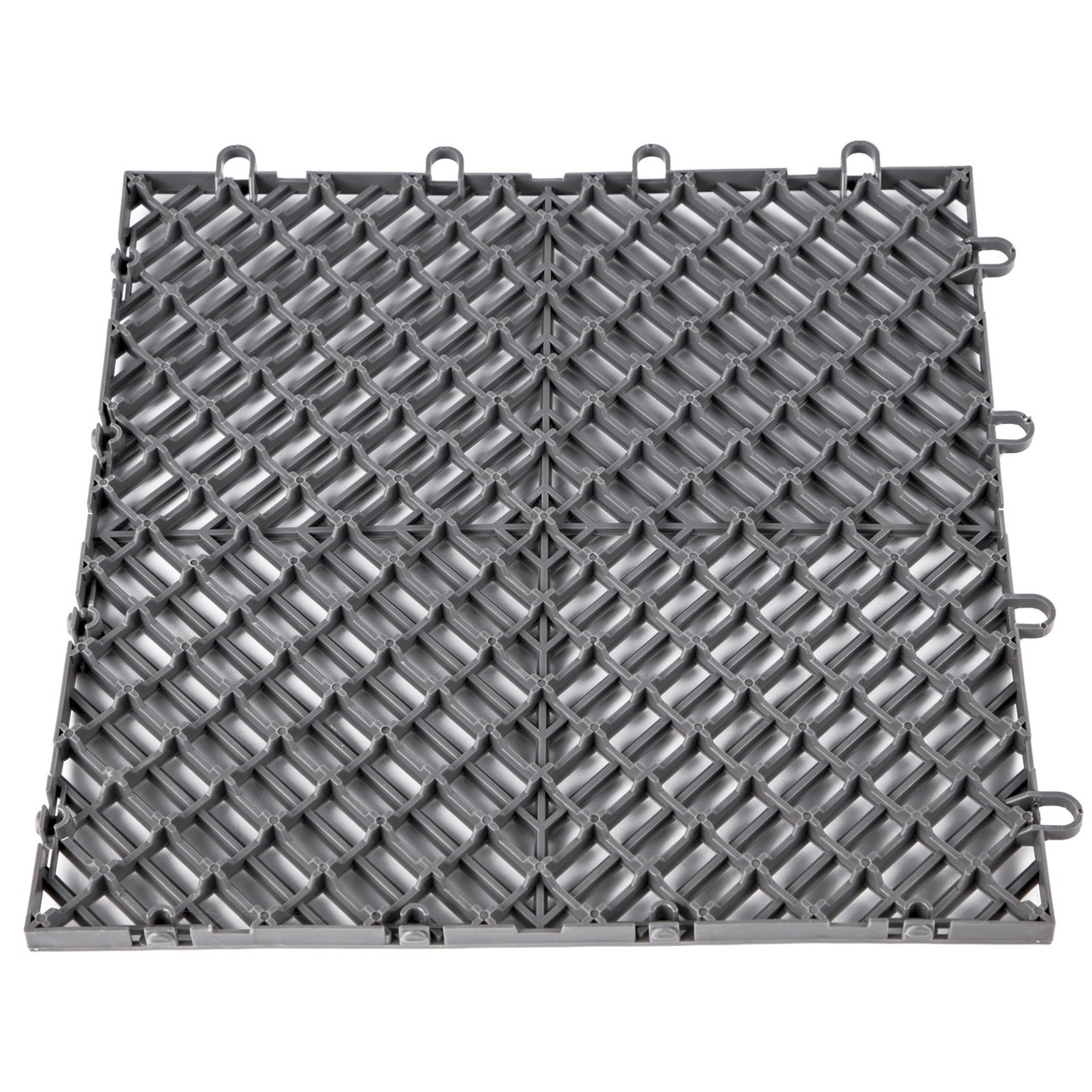 Tiles Interlocking 50 PCS Gray, Drainage Tiles 12x12x0.5 Inches, Deck Tiles Outdoor Floor Tiles, Outdoor Interlocking Tiles, Deck Flooring for Pool Shower Bathroom Deck Patio Garage