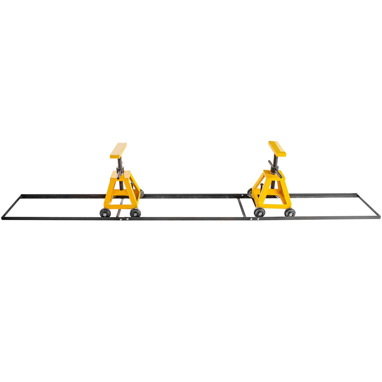 Tractor Splitting Rail 10, 000LBS, Splitting Stand for Tractor 118-Inch Length, Tractor Separator with Rails, Splitting Rails Kit, w/ 2 Jack Stands and 2 Adjustable Handles, Support Equipment