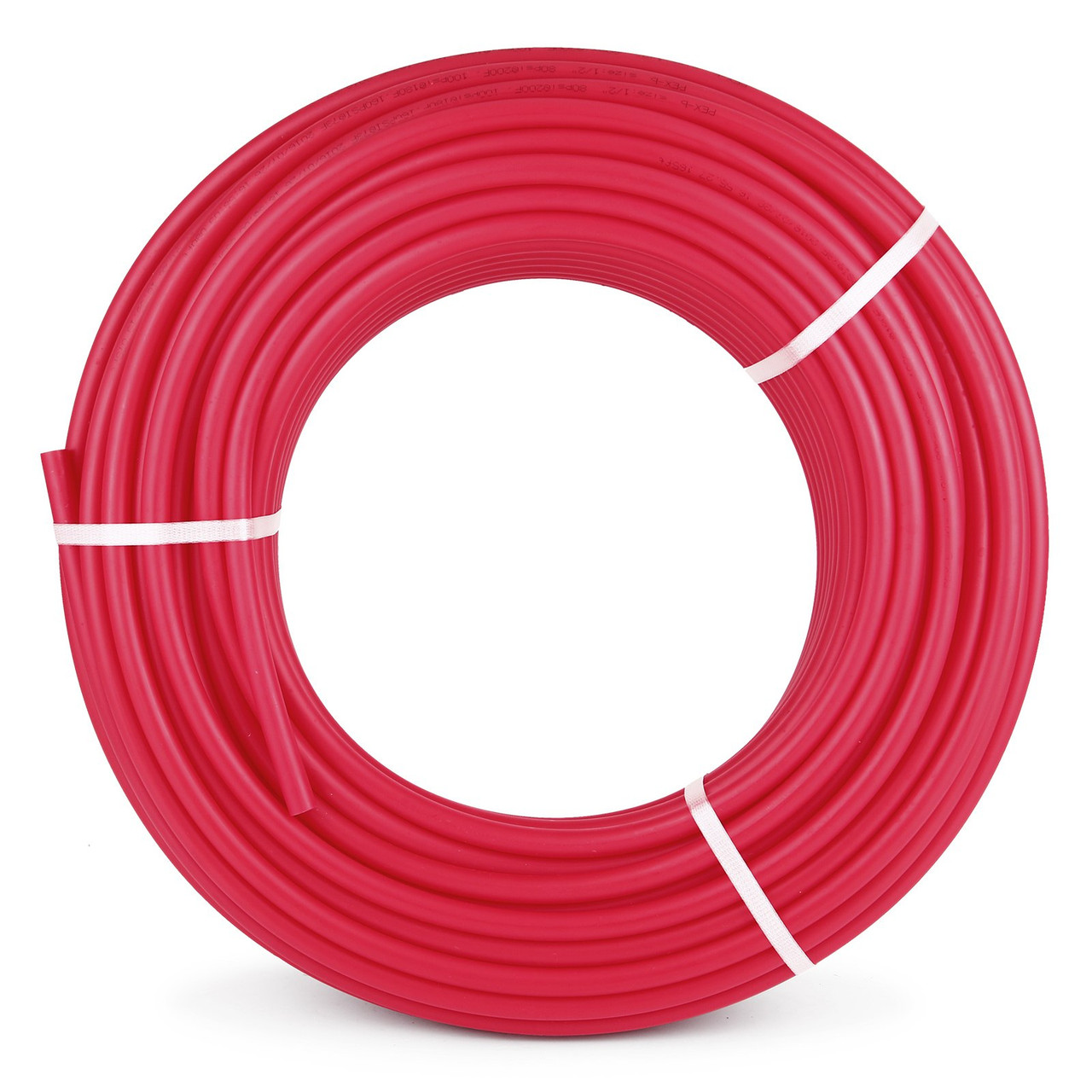 Oxygen Barrier PEX Tubing - 1/2 Inch X 900 Feet Tube Coil - EVOH PEX-B Pipe for Residential Commercial Radiant Floor Heating Pex Pipe (1/2" O2-Barrier, 900Ft/Red)