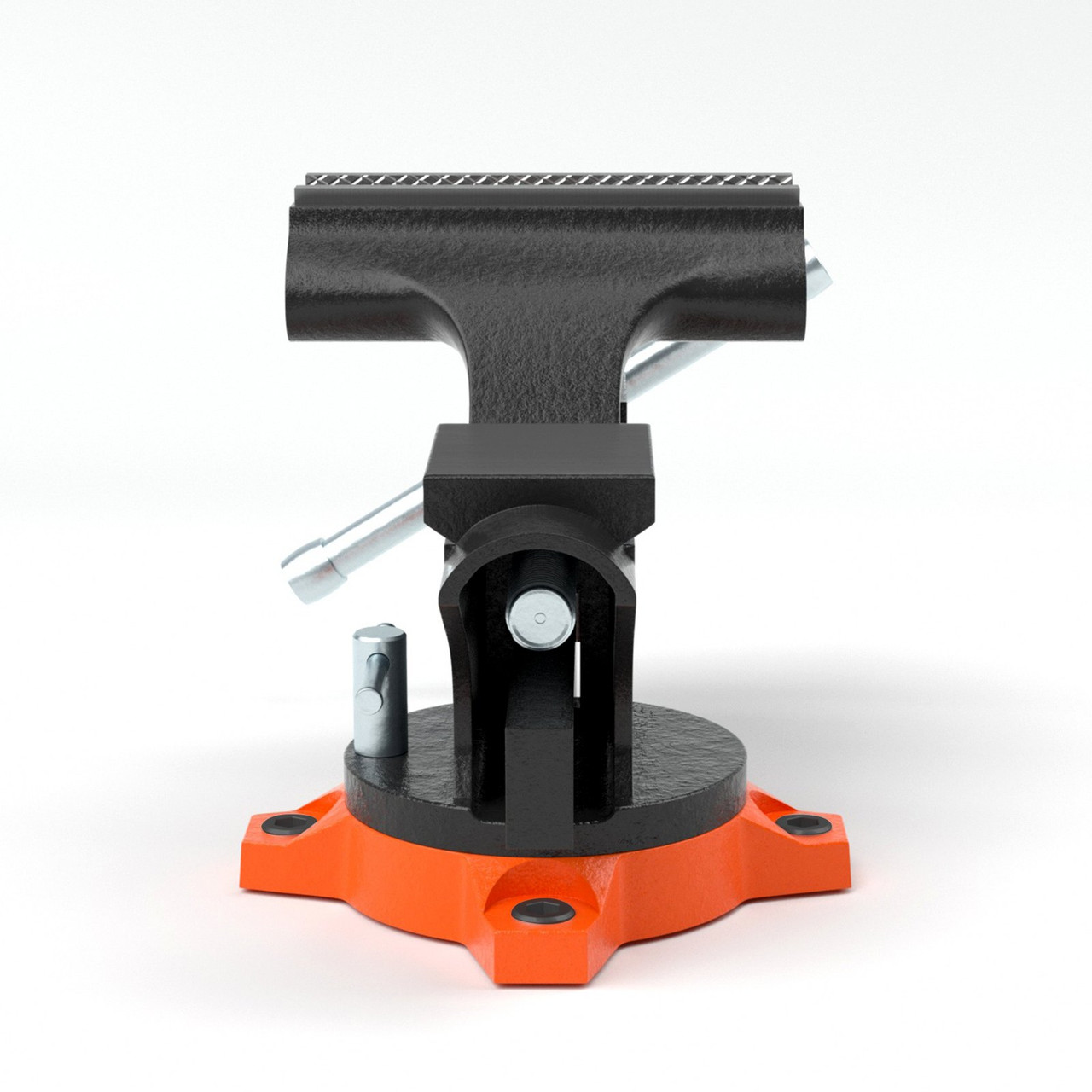 4.5" Bench Vise w/ Anvil 240°Swivel Base Heavy Duty Multipurpose Vise