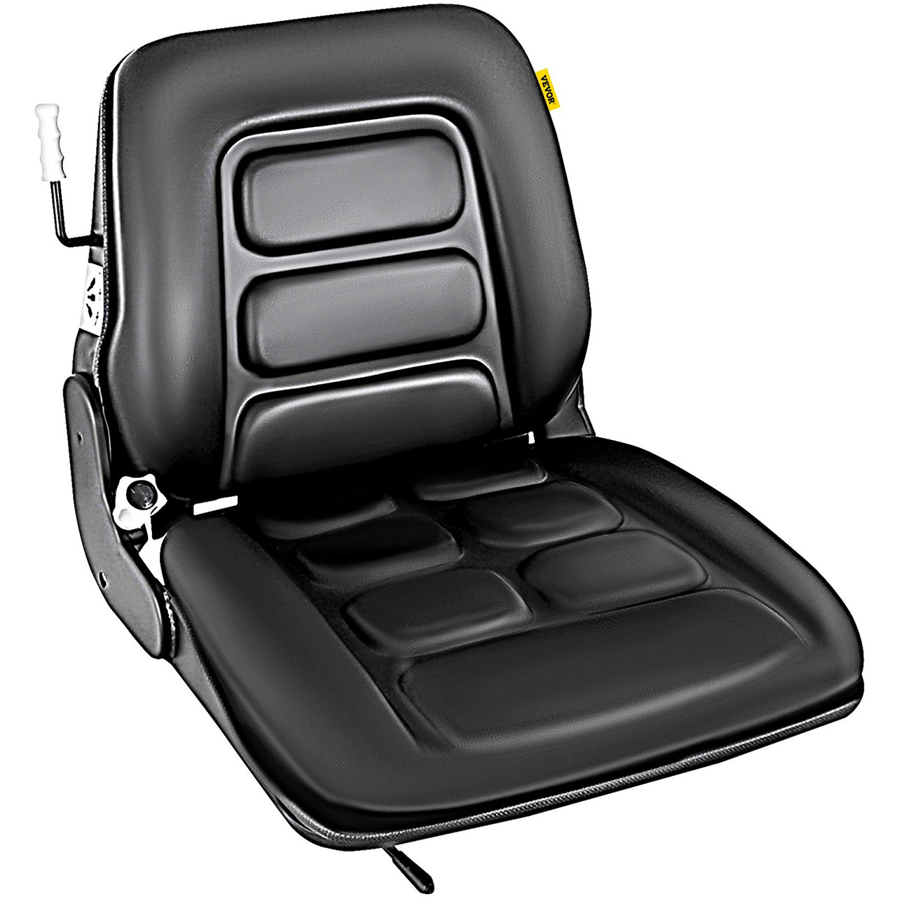 Universal Forklift Seat with 3 Stage Weight Adjustment i14OEForklift Seat Vinyl Compatible with Toyota, Clark, Cat, Hyster, and Ysle