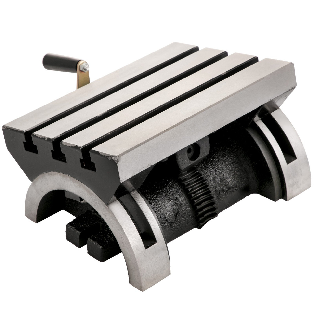 Tilting Milling Table 10x7inch Tilting Angle Milling Machine 0-90Â°Adjustable Swivel Angle Plate with 3 T-slots and an Adjustable Crank Handle Heavy Duty Tilting Milling Machine for Grinding