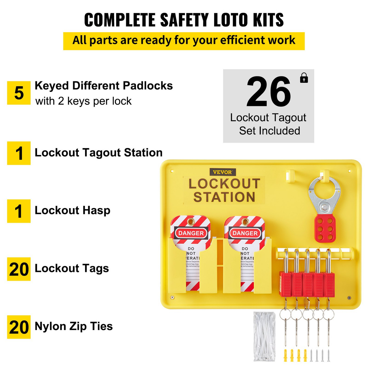 LOTO KIT MECHANICAL - MAX - LOTO SAFETY PRODUCTS