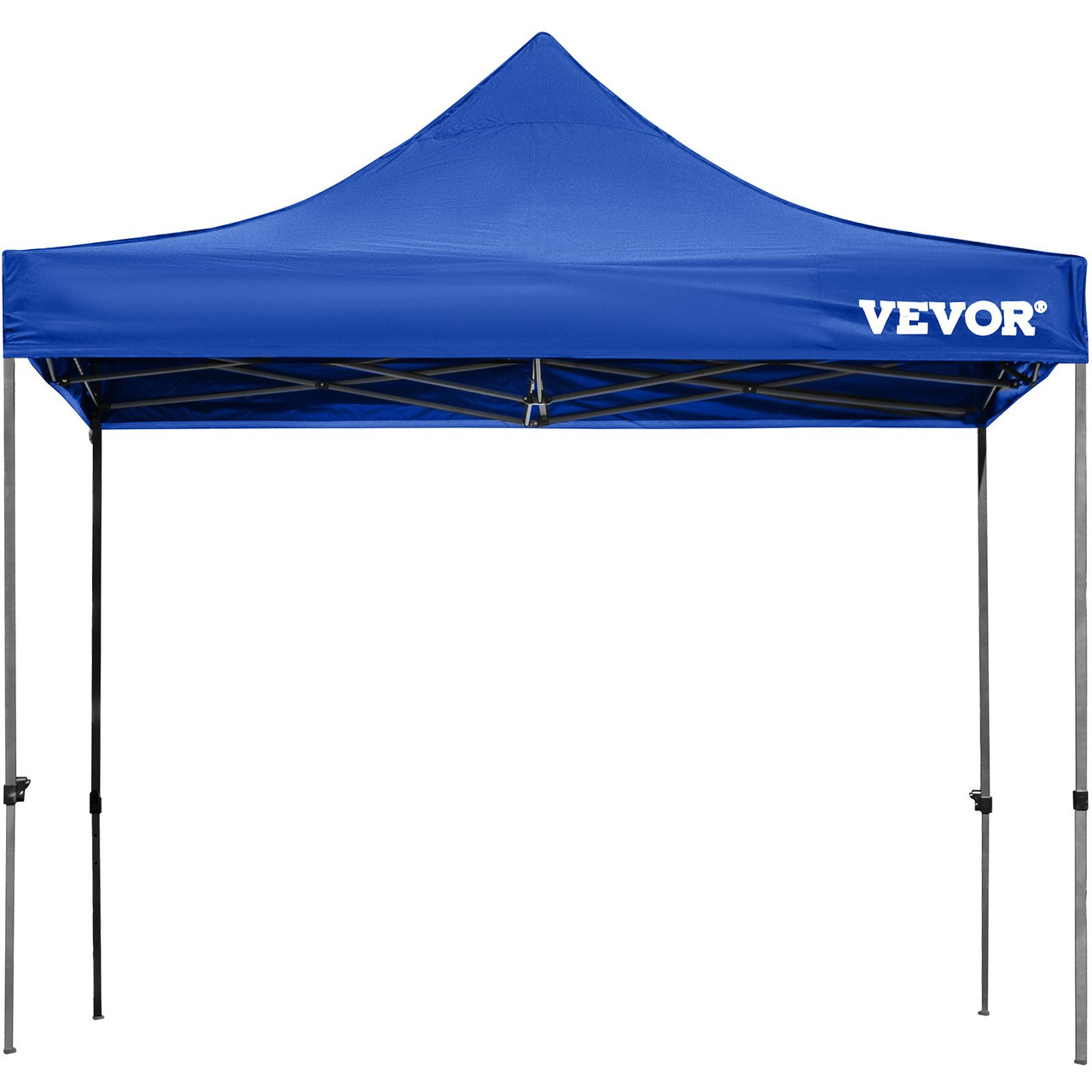 Pop Up Canopy Tent, 10 x 10 FT, Outdoor Patio Gazebo Tent with Removable Sidewalls and Wheeled Bag, UV Resistant Waterproof Instant Gazebo Shelter for Party, Garden, Backyard, Blue