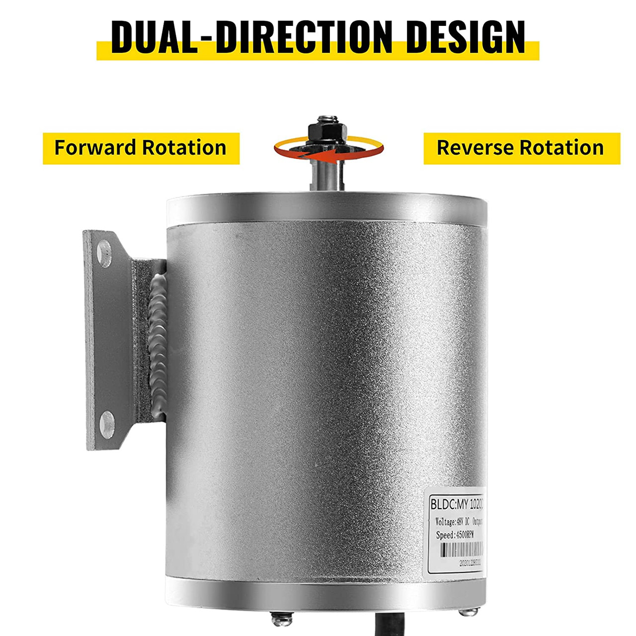 Electric Brushless DC Motor,72V 3000W Brushless Electric Motor