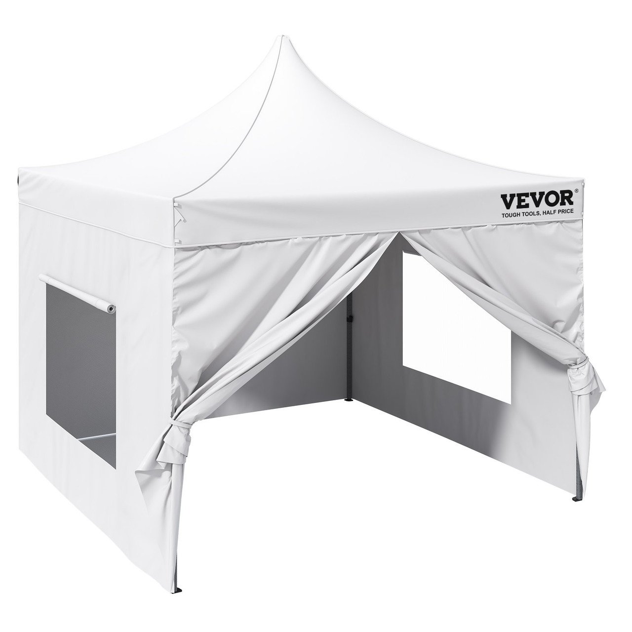 VEVOR 10x10 FT Pop up Canopy with Removable Sidewalls, Instant Canopies Portable Gazebo & Wheeled Bag, UV Resistant Waterproof, Enclosed Canopy Tent for Outdoor Events, Patio, Backyard, Party, Camping VEVOR 10x10 FT Pop up Canopy with Removable Sidewalls, Instant Canopies Portable Gazebo & Wheeled Bag, UV Resistant Waterproof, Enclosed Canopy Tent for Outdoor Events, Patio, Backyard, Party, Camping