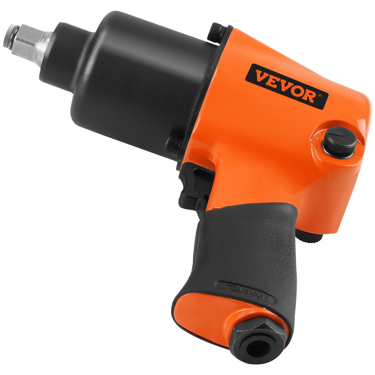 Air Impact Wrench, 1/2" Drive Air Impact Gun Up to 880ft-lbs Nut-busting Torque, 7500RPM Lightweight Pneumatic Tool for Auto Repairs and Maintenance