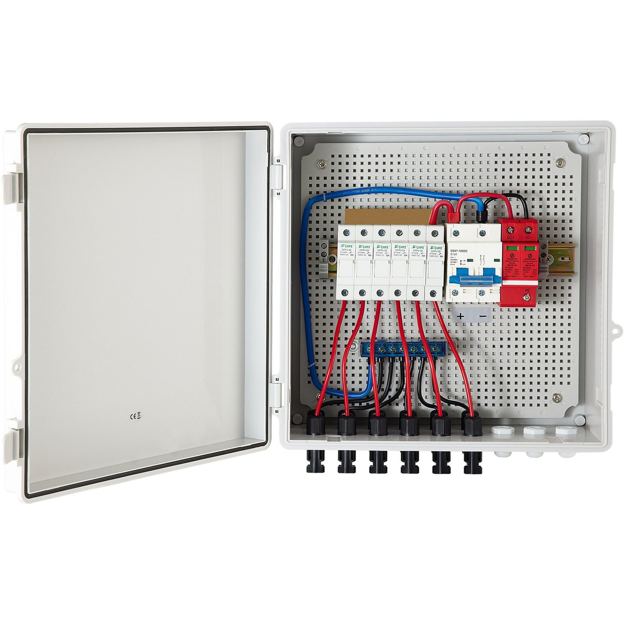 PV Combiner Box, 6 String, Solar Combiner Box with 15A Rated