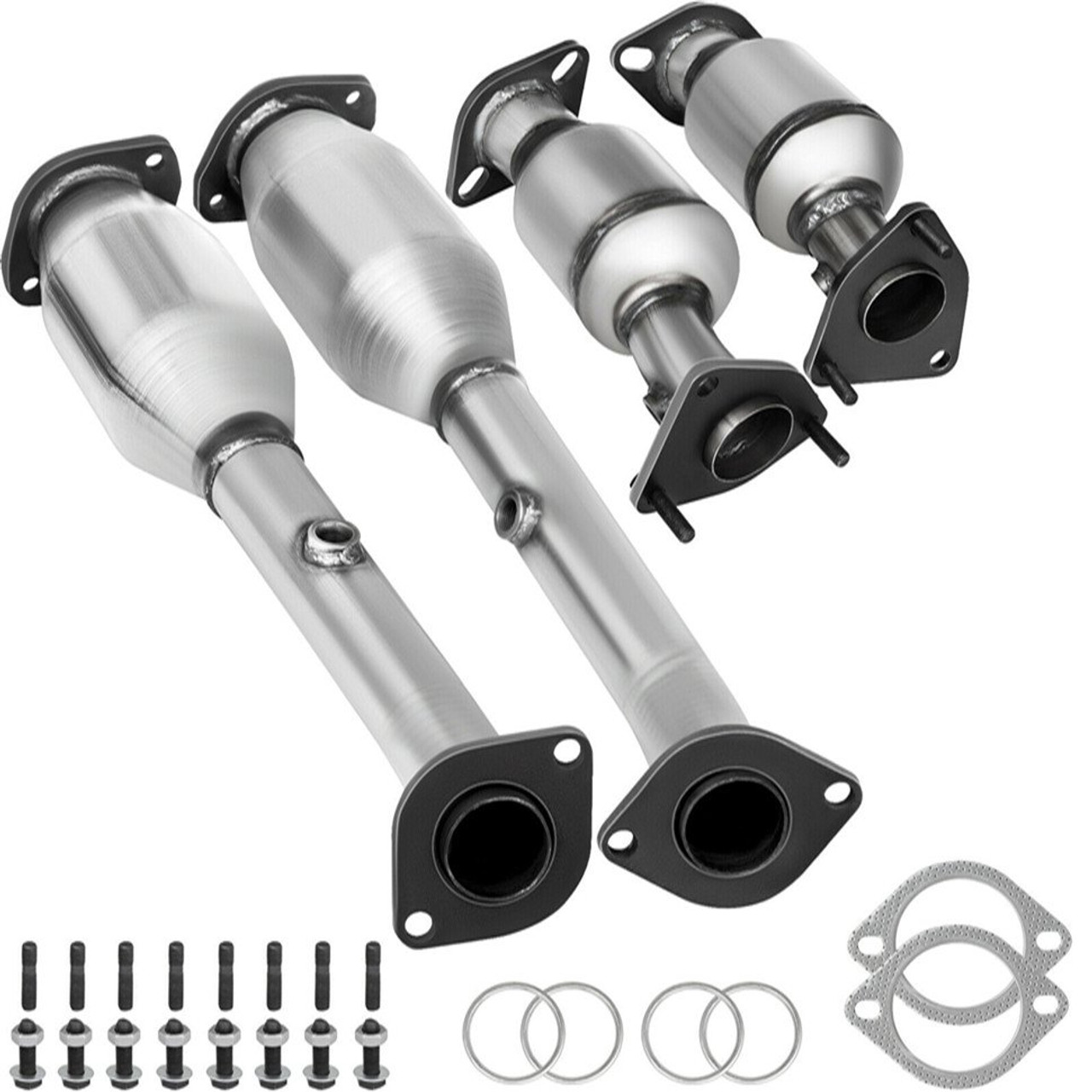 Exhaust Manifold 05-11 Nissan Frontier Exhaust Manifold Bolts Gasket Combination 4.0L OEM Quality High Flow Catalytic Converter for 2005-2011 Nissan Frontier/Xterra/Pathfinder(EPA Compliant)