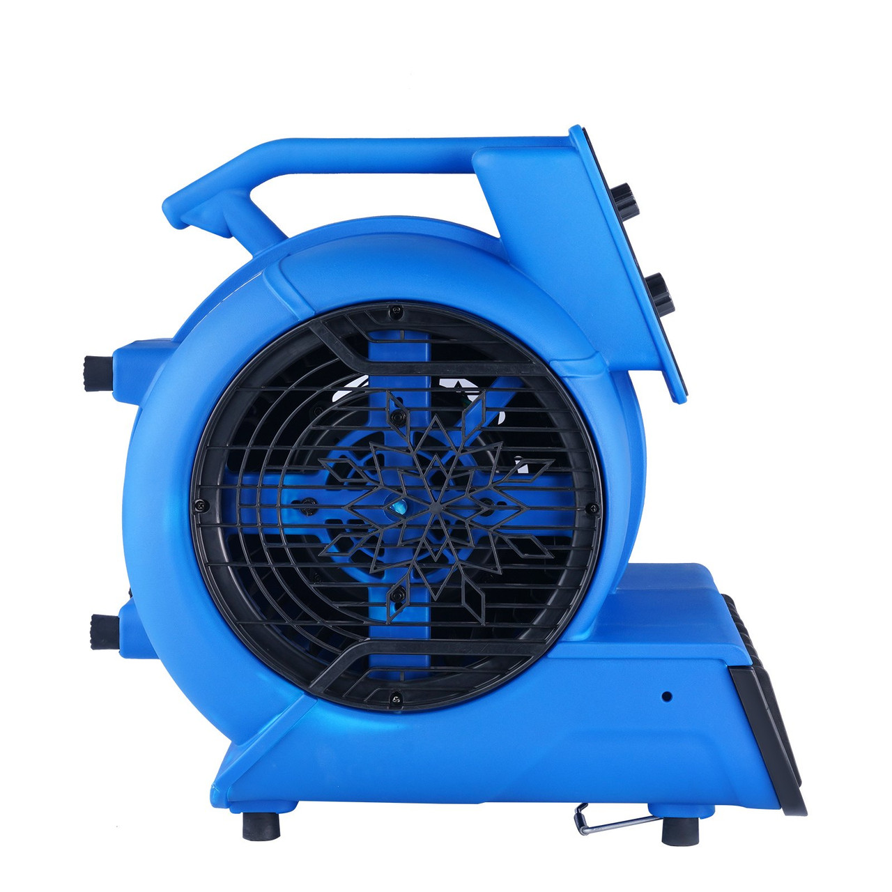 VEVOR Air Mover, 1/2 HP 2600 CFM Carpet Dryer for Cooling and Ventilating,  Portable Floor Blower Fan with 4 Blowing Angles and Time Function, for