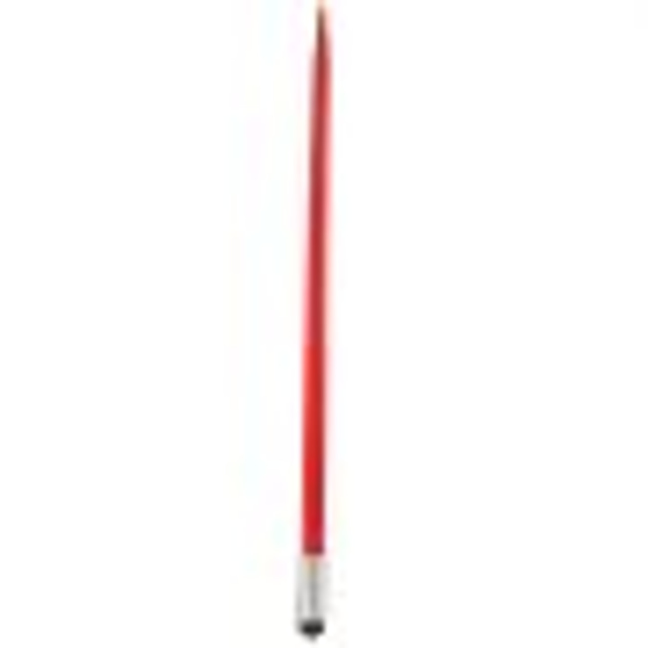 Hay Spear 49" Bale Spear 4500 lbs Capacity, Bale Spike Quick Attach Square Hay Bale Spears 1 3/4" wide, Red Coated Bale Forks, Bale Hay Spike with Hex Nut & Sleeve for Buckets Tractors Loaders