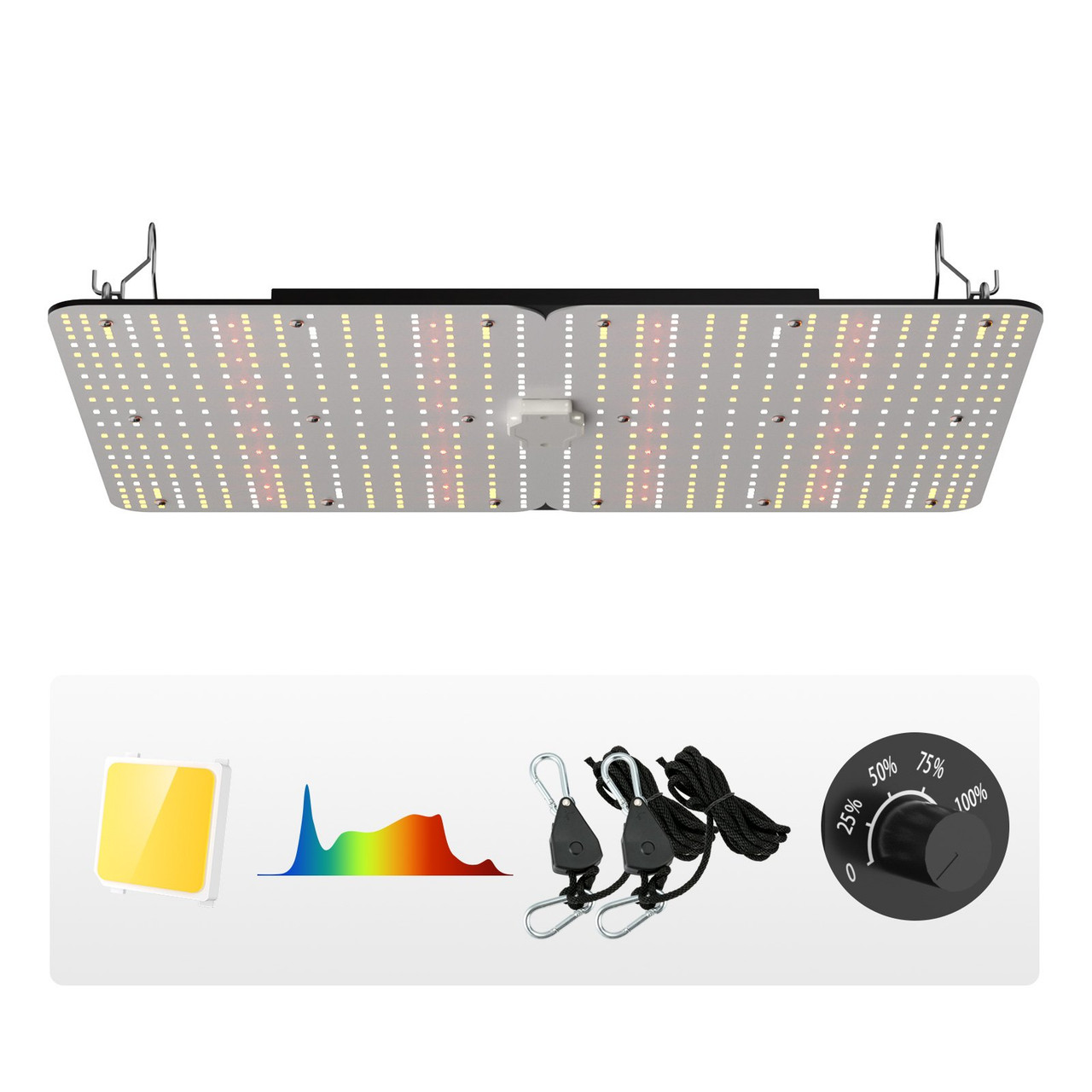 300W LED Grow Light, High Yield Samsung 281B Diodes Growing Lamp for Indoor Plants Seedling Veg and Bloom Greenhouse Growing, Full Spectrum Dimmable, Daisy Chain Driver for 3x3/4x4 ft Grow Tent
