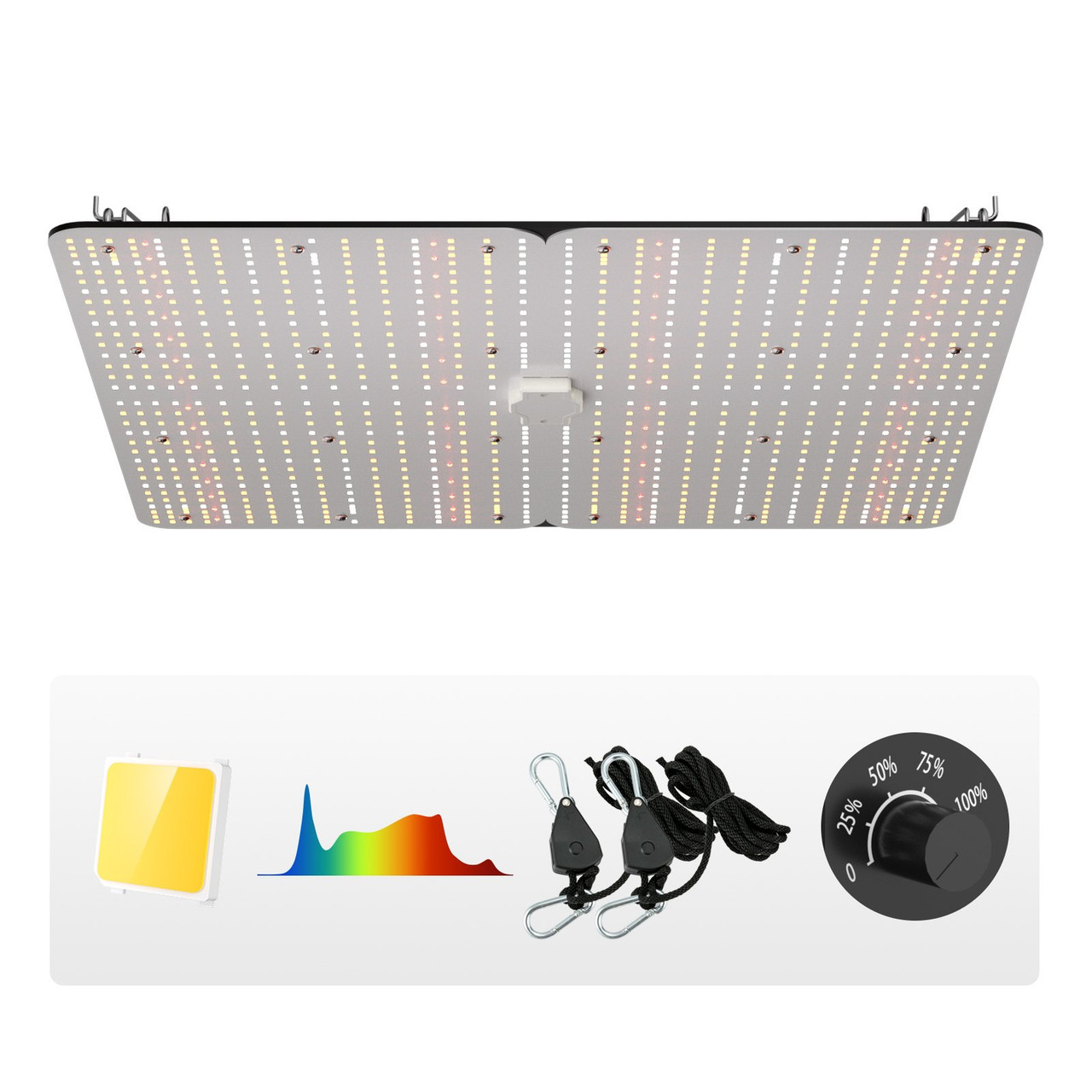 400W LED Grow Light, High Yield Samsung 281B Diodes Growing Lamp for Indoor Plants Seedling Veg and Bloom Greenhouse Growing, Full Spectrum Dimmable, Daisy Chain Driver for 4x4/5x5 ft Grow Tent