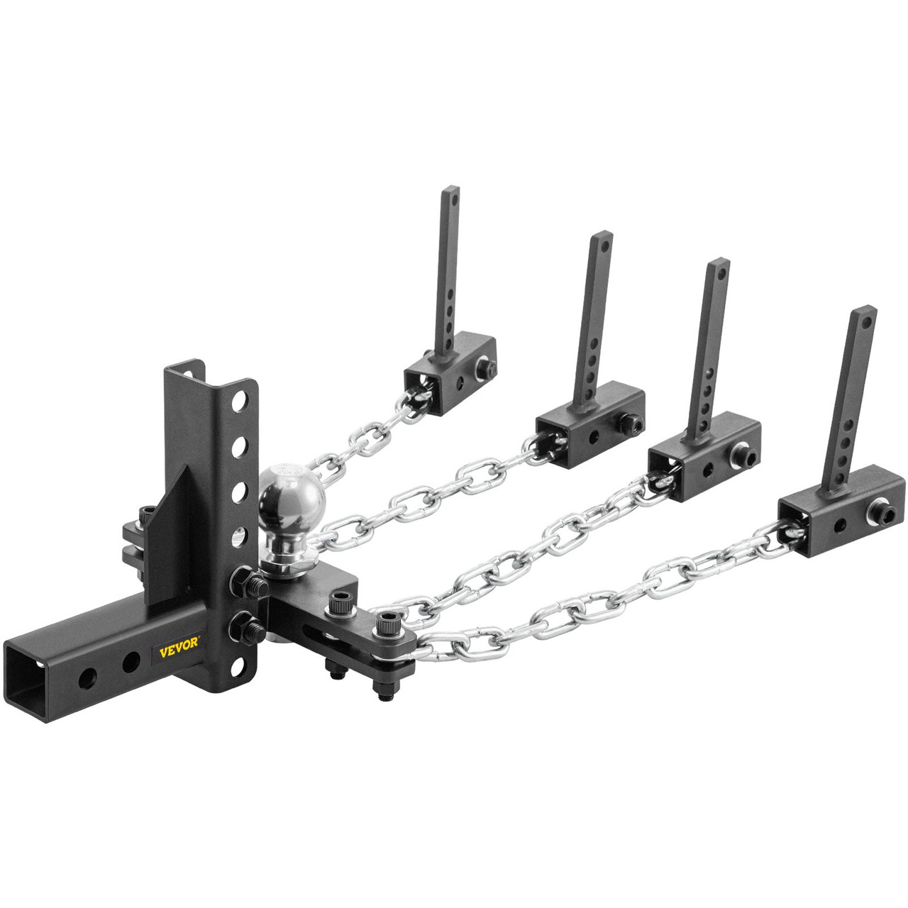 Edit a Product - VEVOR Weight Distribution Hitch, 1400 lb Tongue Capacity Load Leveling Hitch with Sway Control, 2-5/16" Ball & 4" Drop/Rise & 4 Chains & Universal Frame Bracket, No-Bounce No-Sway Trailer Towing (100-79120)