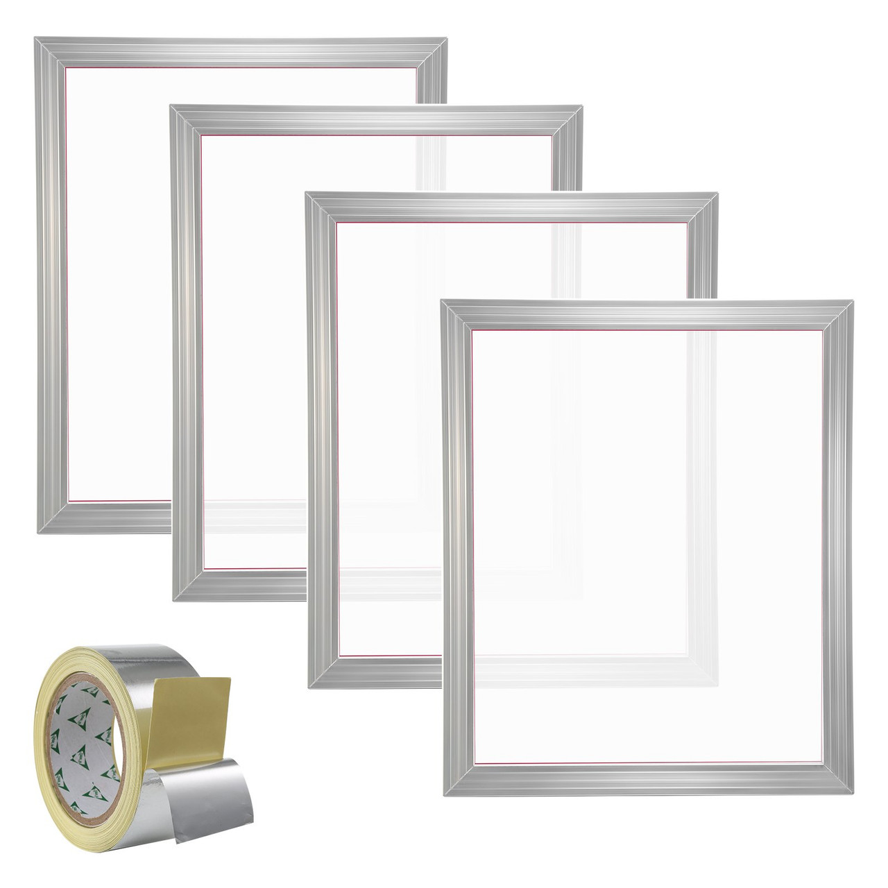 Aluminum Silk Screen Printing Screens 20 x 24 Inch Frame-160 White Mesh (6  PCS)