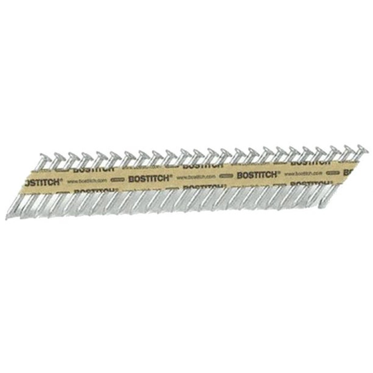 BOSTITCH Paper Tape Collated Metal Connector Nails, Galvanized