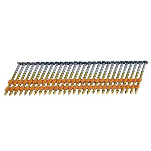 BOSTITCH 21Â¡ Plastic Collated Framing Nails - 2-3/8" x .113, Ring Shank