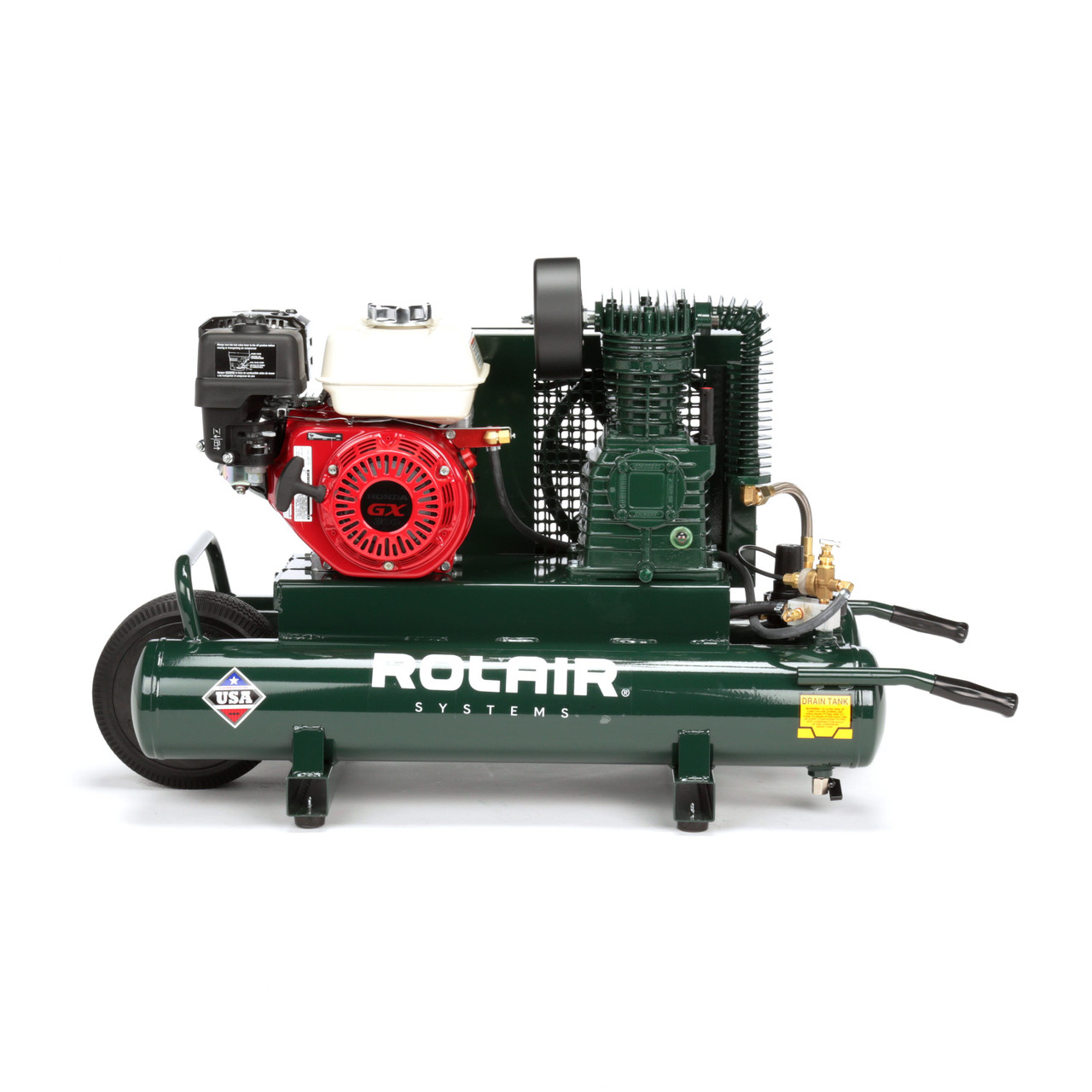 Rolair Wheeled Gas Air Compressors 6590HK18