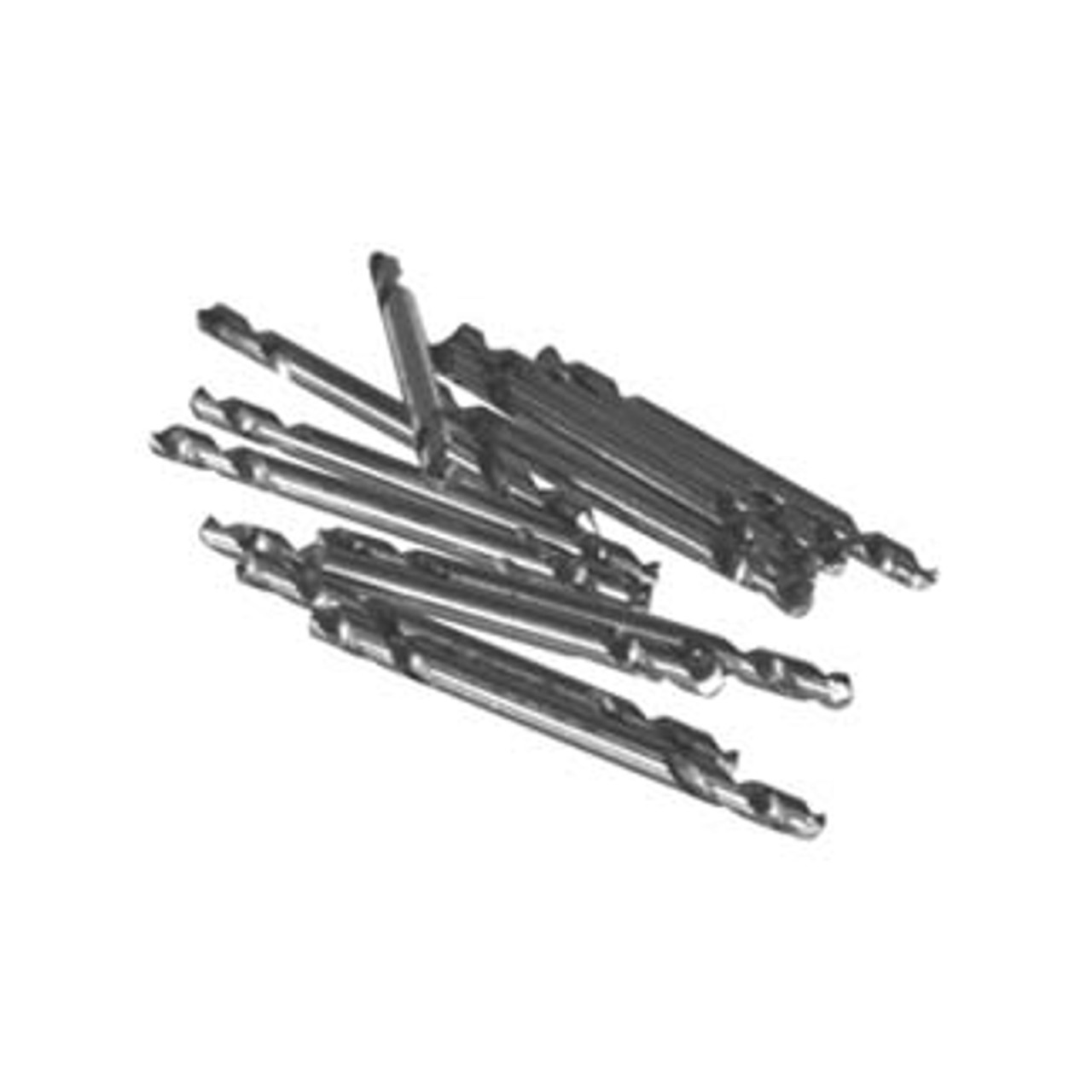 1/8 in  Stubby Double Ended Drill Bits - 12 Pack