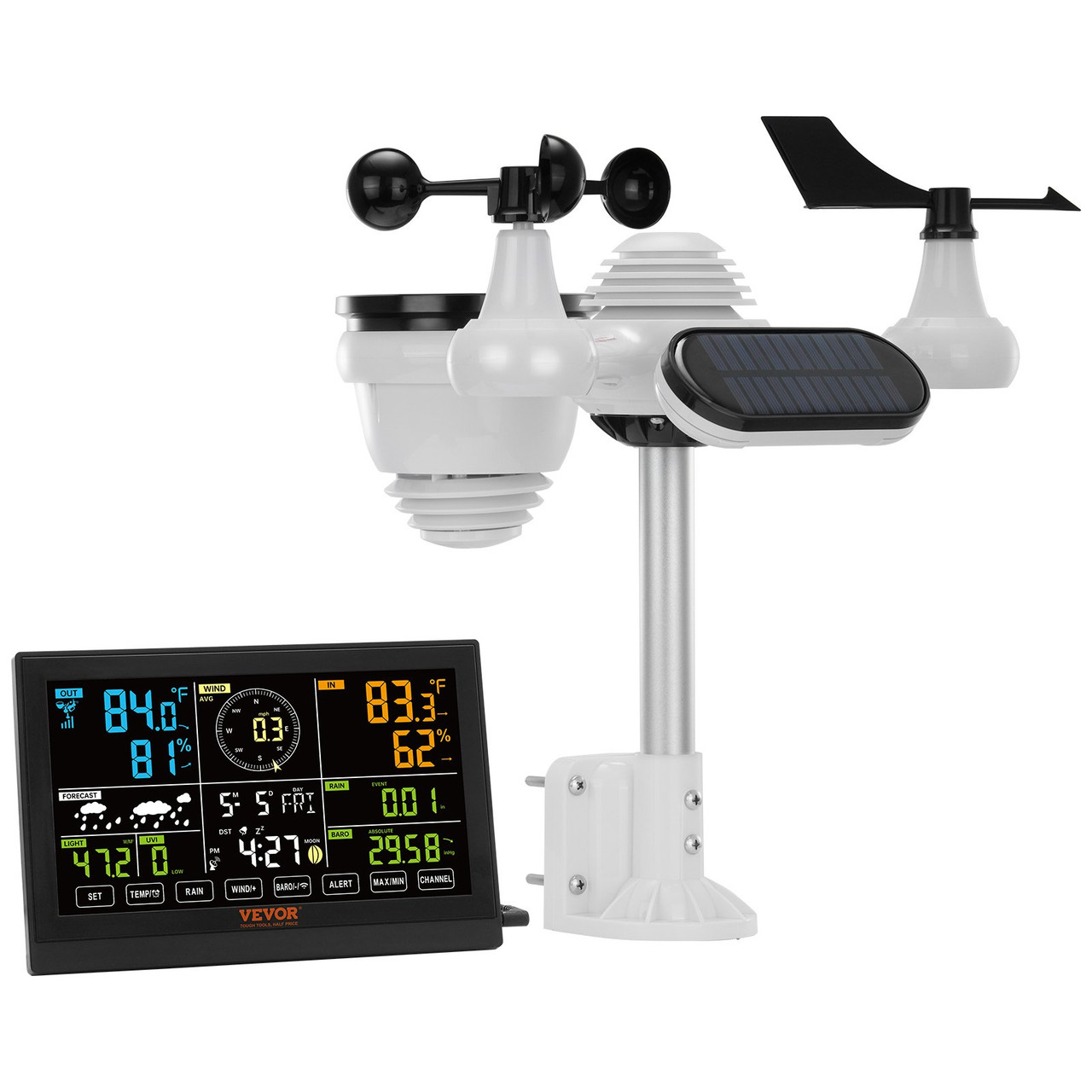 Ambient Weather 5.1'' Wireless Outdoor Weather Station