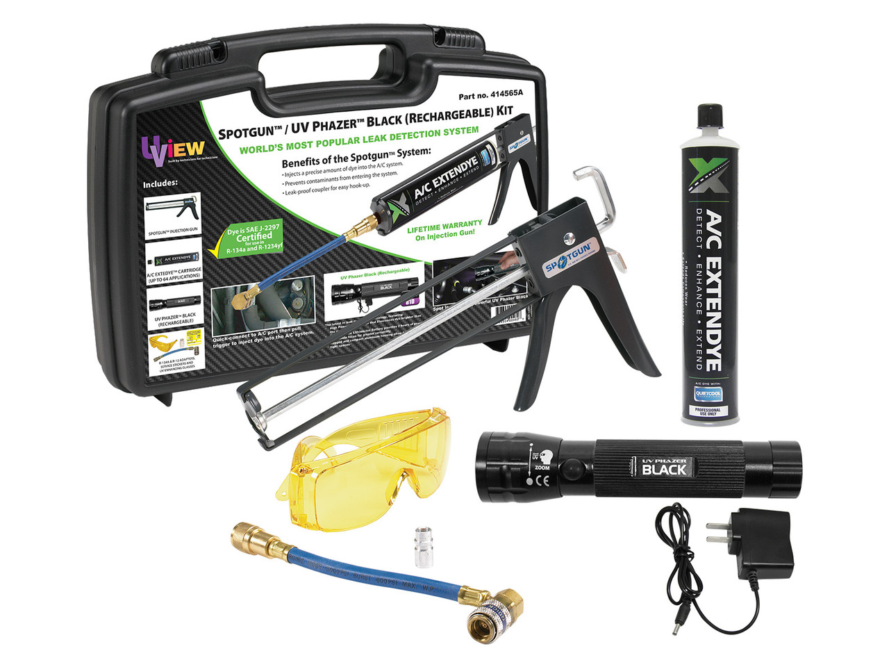Micro-Lite UV Phazer BLACK Light (Rechargeable) Kit 414565A